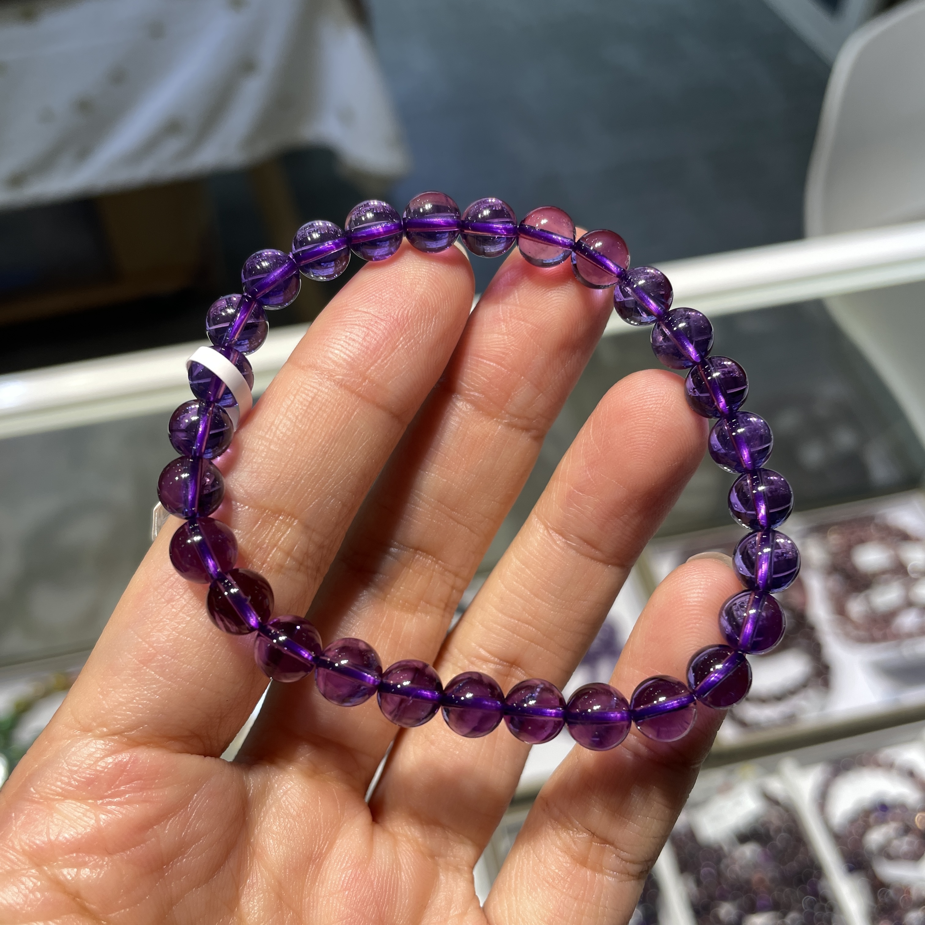 紫晶手串 09143 6.5mm