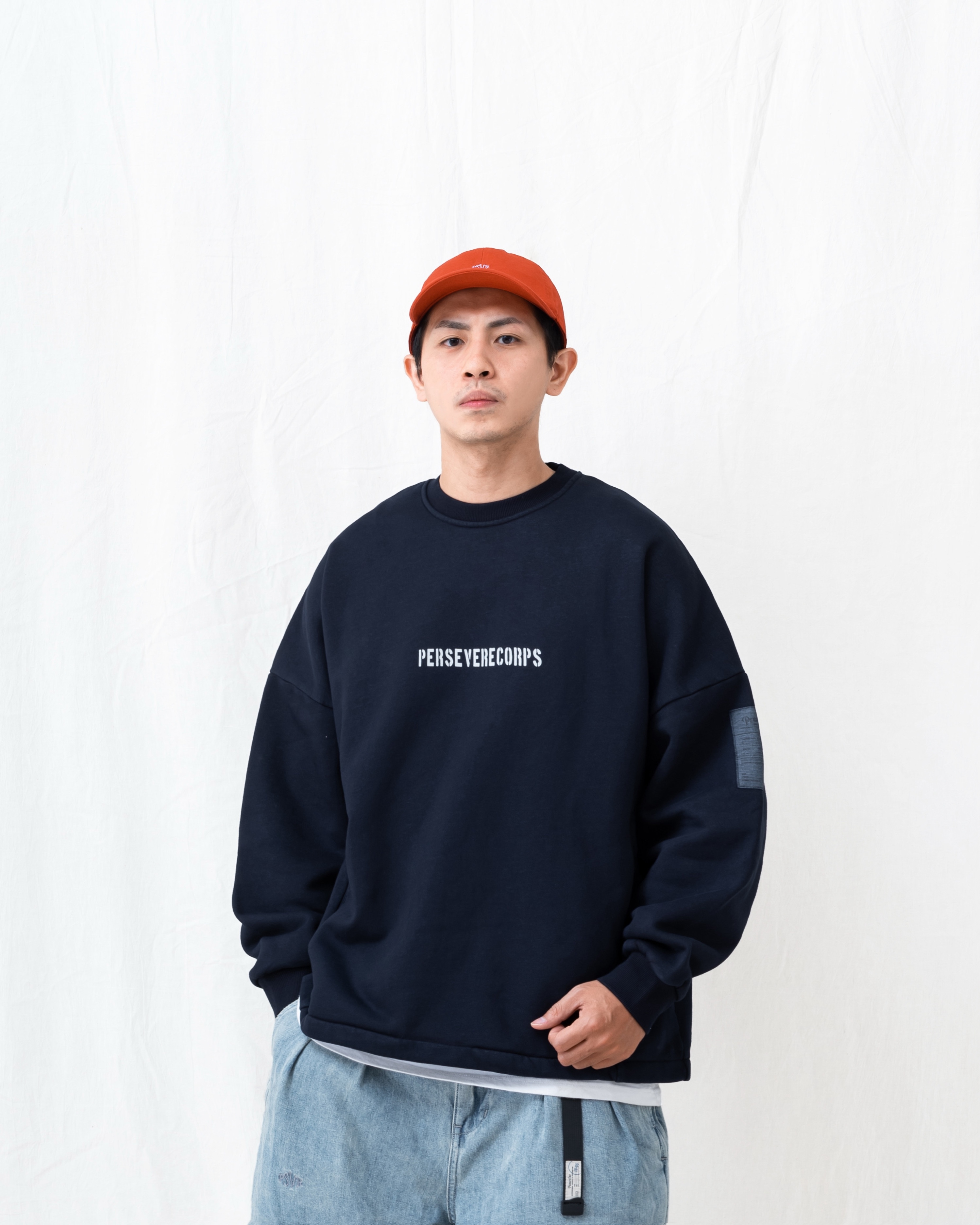 Persevere Classic Brushed Washed Sweatshirt 水洗 大學T 三色
