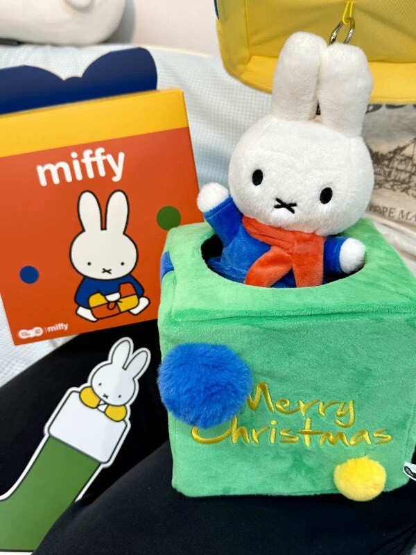 馬克圖布 Miffy 米菲兔 立體絨毛 聖誕禮物 娃娃 玩偶 擺飾 - 正版授權