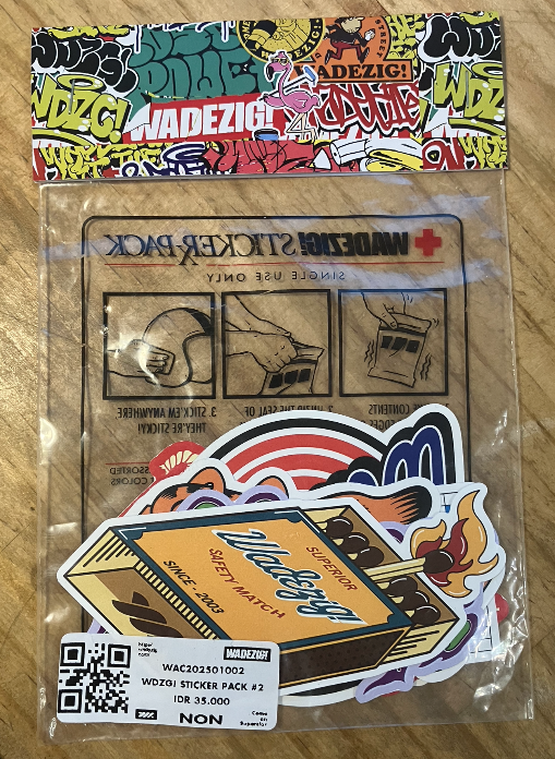 WADEZIG! ACCESORIES - WDZG! STICKER PACK #2