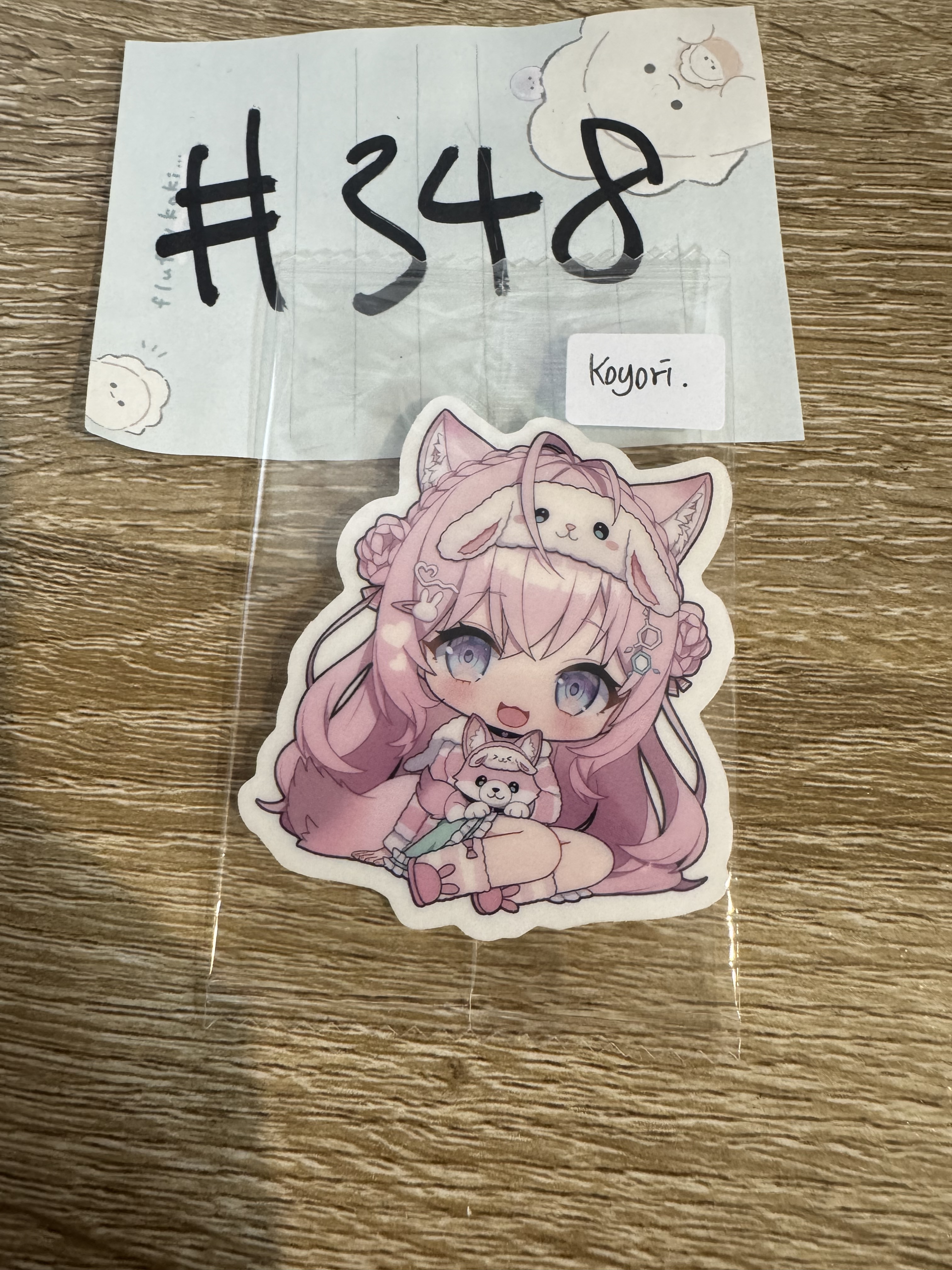 Hololive KOYORI 貼紙#348