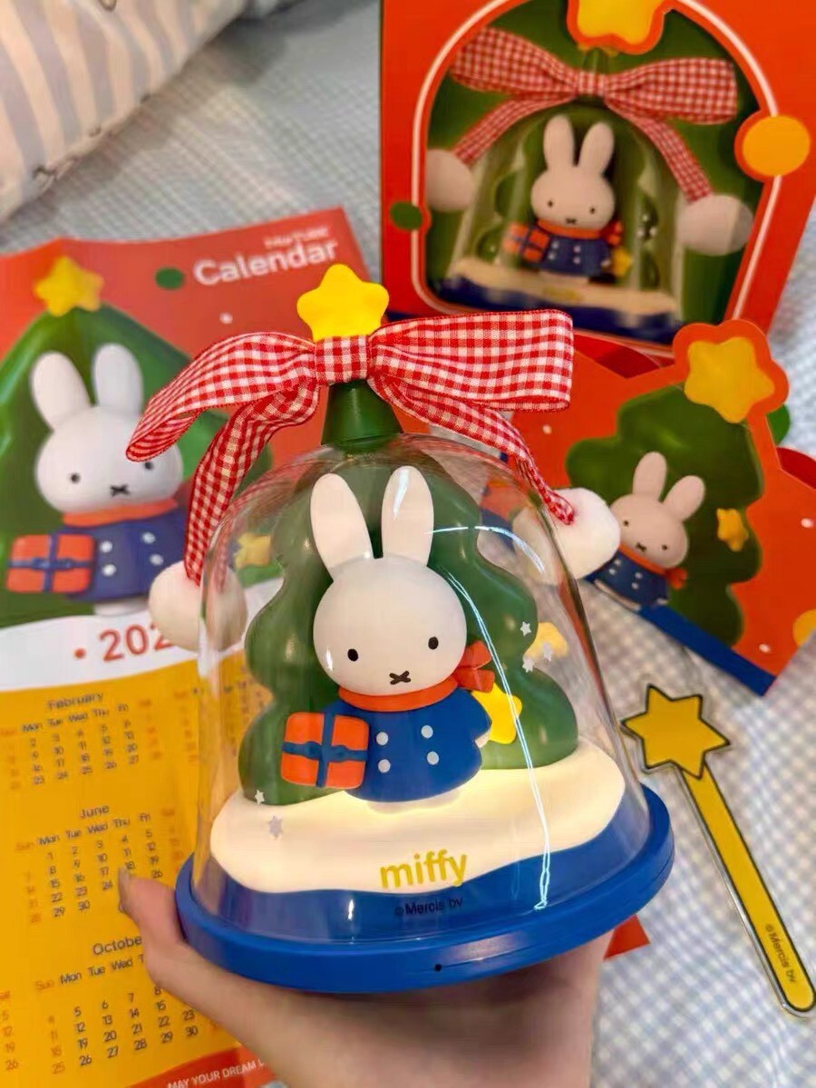 馬克圖布 Miffy 米菲兔 聖誕水晶球 造型燈 聖誕禮物 擺飾 - 正版授權