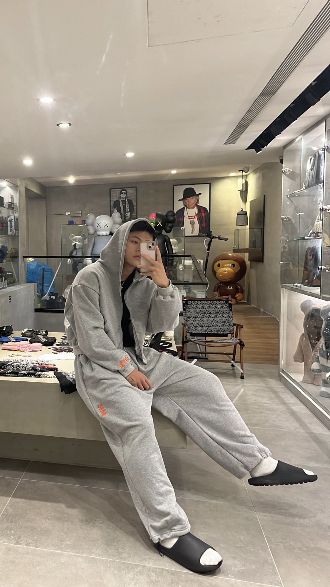 OOTD刺繡重磅短版棉外套