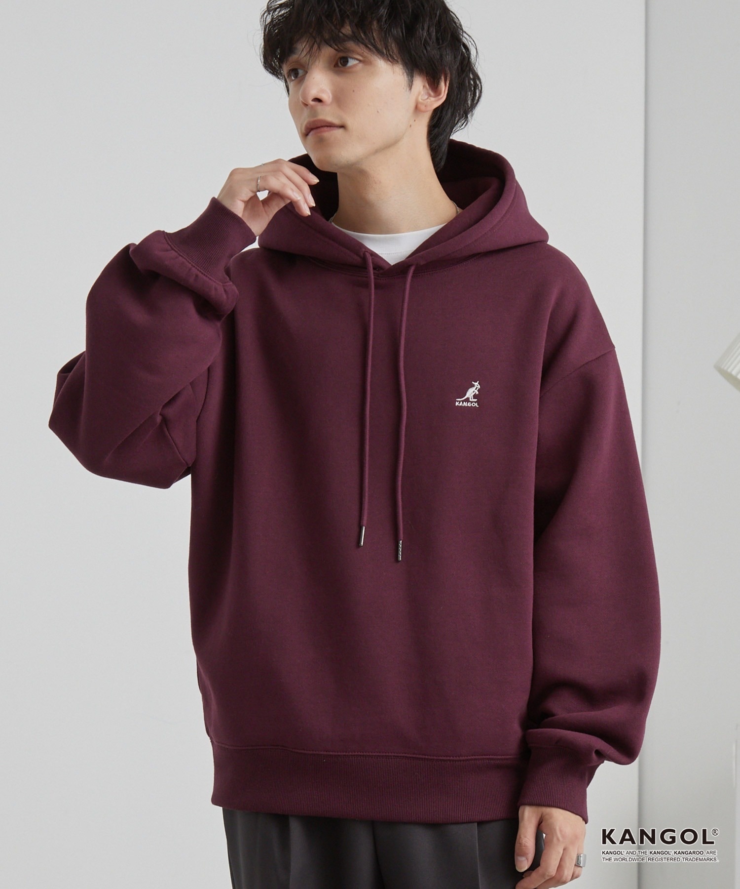 KANGOL /  fleece hoodie