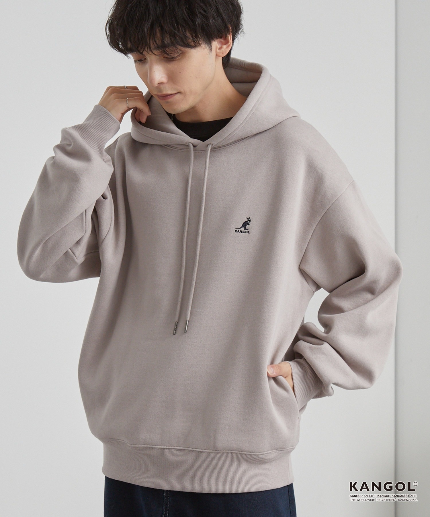 KANGOL /  fleece hoodie