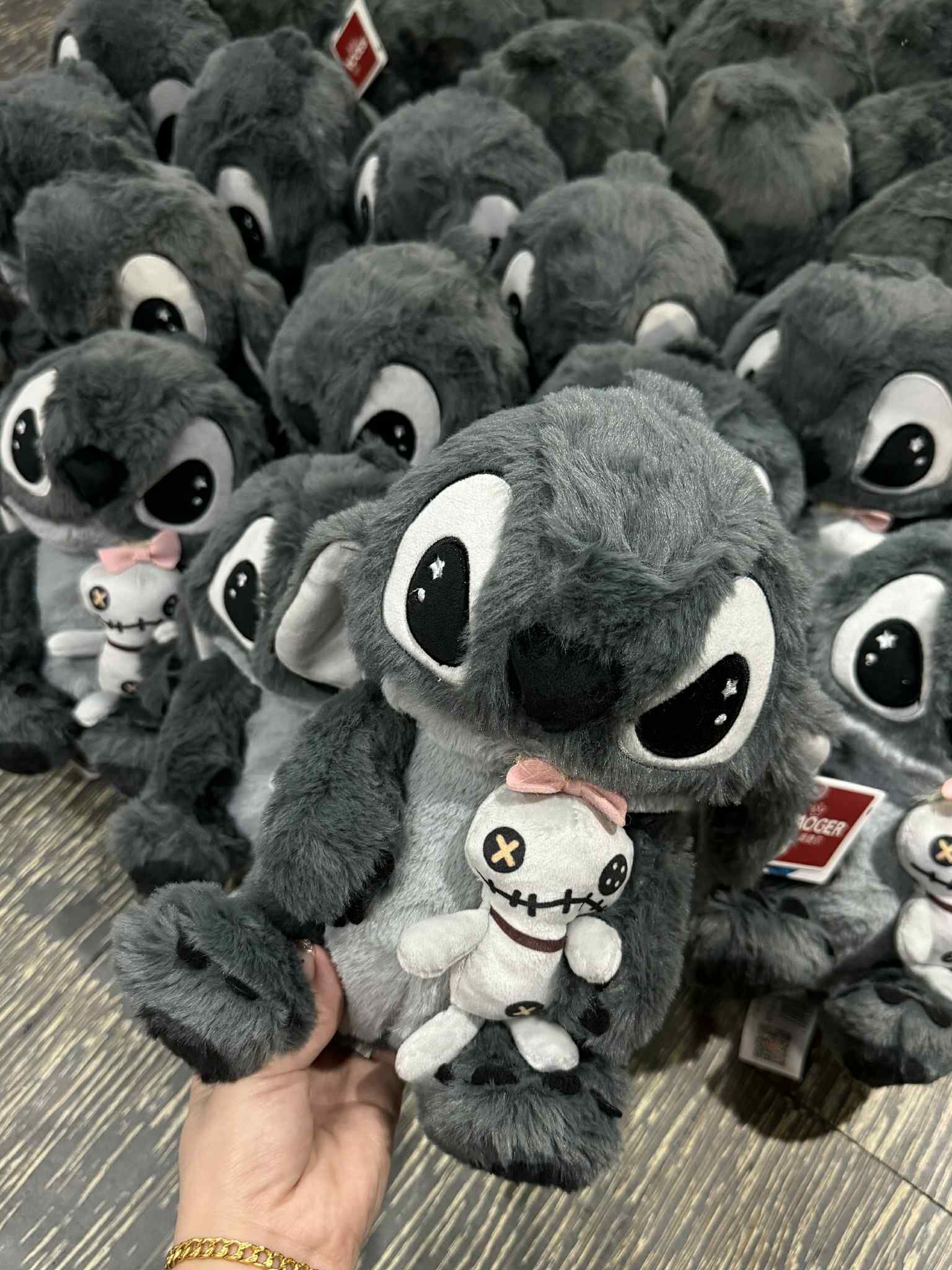 Disney 限定 黑皮史迪奇毛絨玩偶