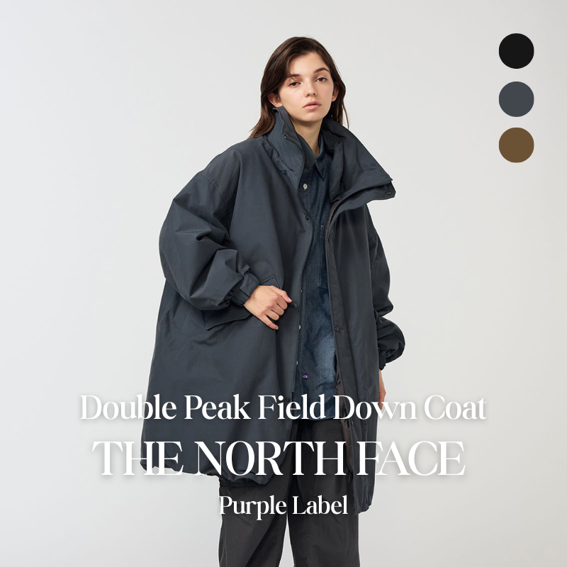 【代購】THE NORTH FACE Purple Label Double Peak Field Down Coat｜雙峰長版羽絨大衣｜日系機能 × 城市派克