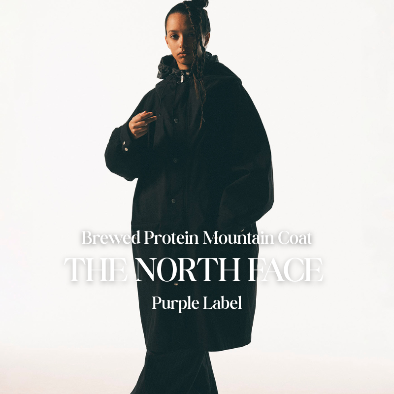 【代購】THE NORTH FACE Purple Label Brewed Protein Mountain Coat｜創新 Brewed Protein™ 纖維 × 山系經典長版大衣