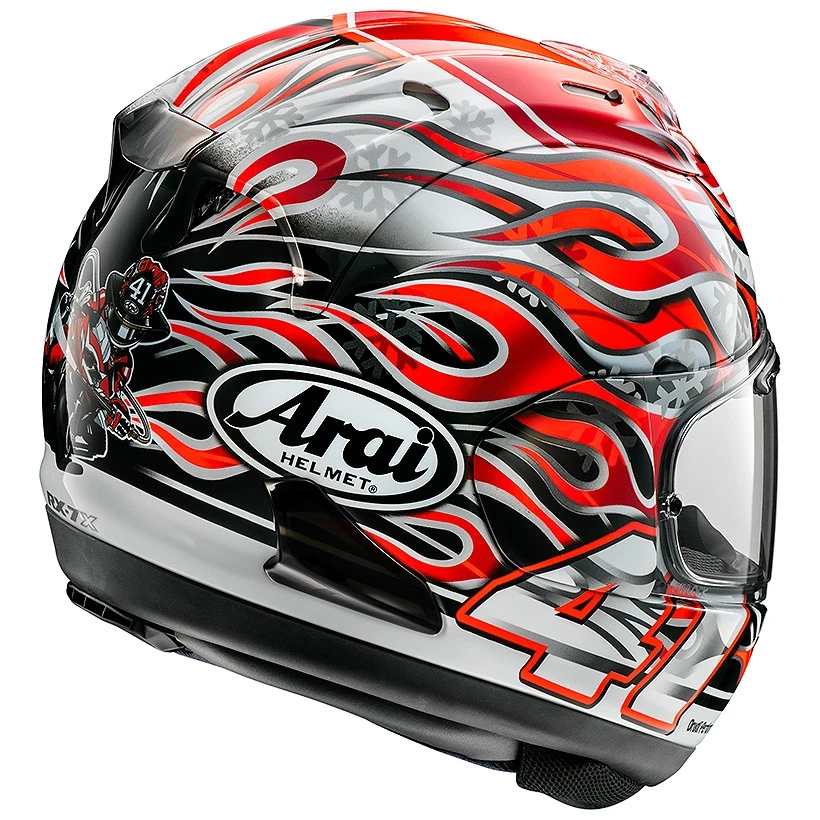 ARAI RX-7X HAGA GP 芳賀紀行 紅火