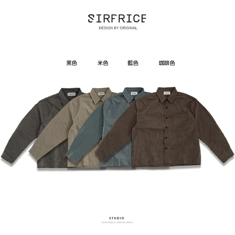 BOXYFIT 小格紋襯衫