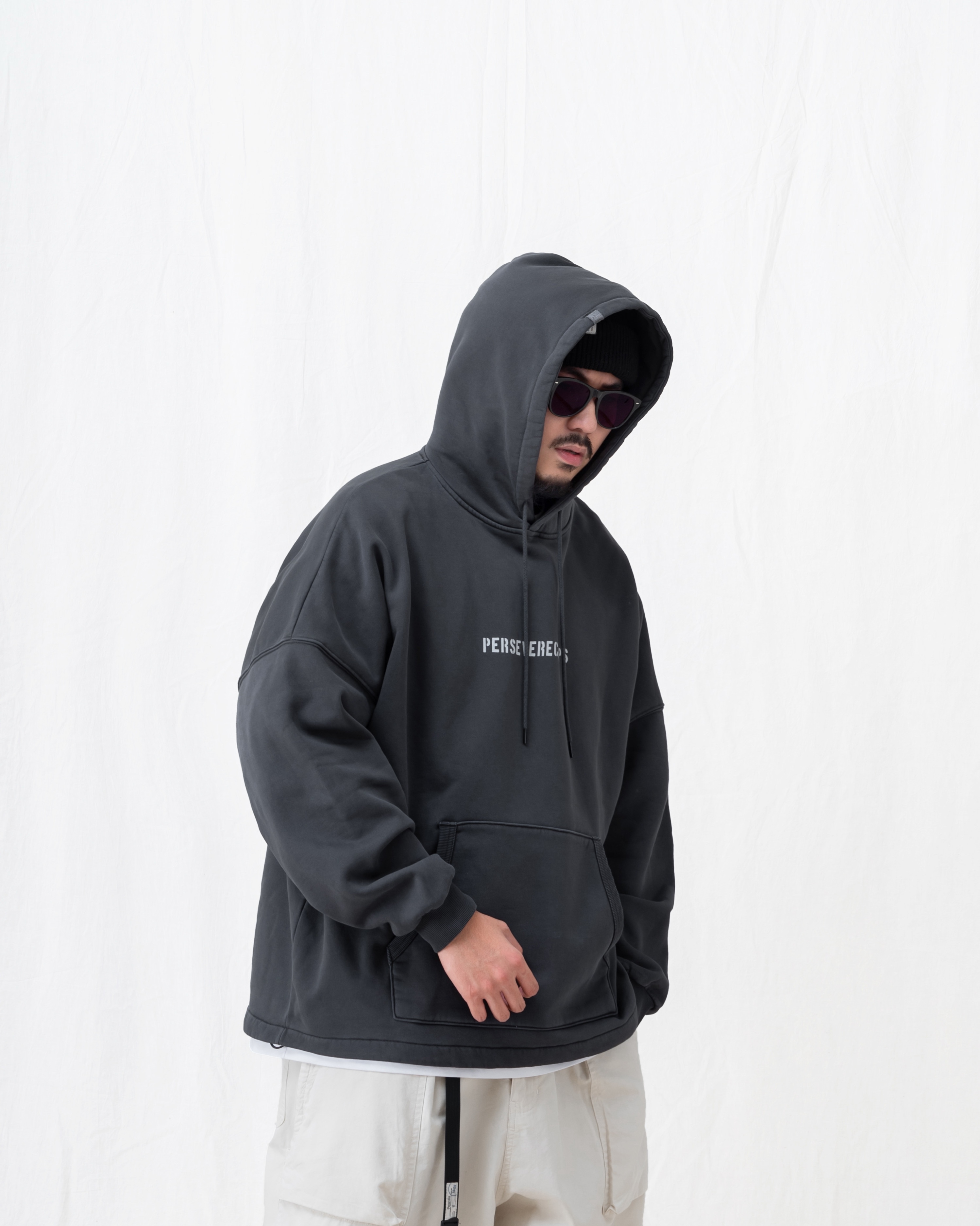Persevere Classic Brushed Washed Hoodie 水洗 帽T 三色