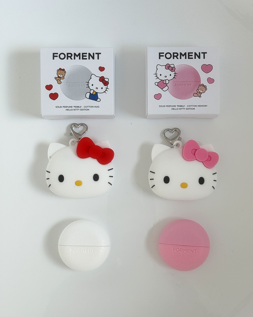 【預購】FORMENT ✕ HelloKitty ✨限量聯名🎀 固體香水+kitty吊飾