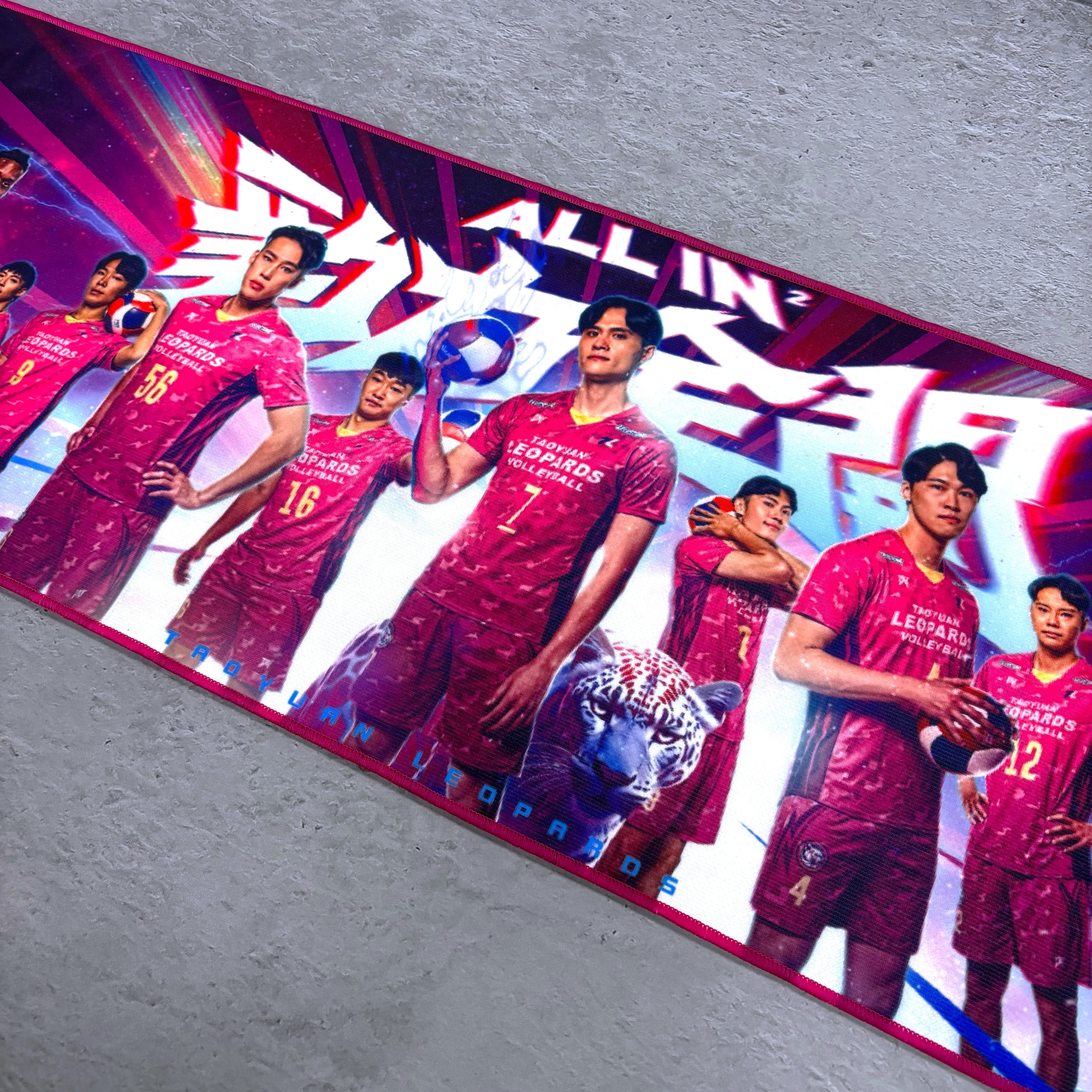【DLIVE x 雲豹職排】ALLIN 豹力全開應援毛巾_100x30cm