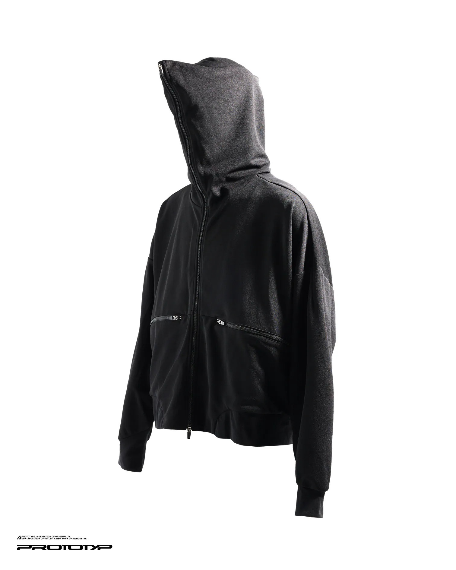 PROTOTYP｜PTP-25A-JKT-003 - ACCELERATION Short Hooded Jacket (Black)