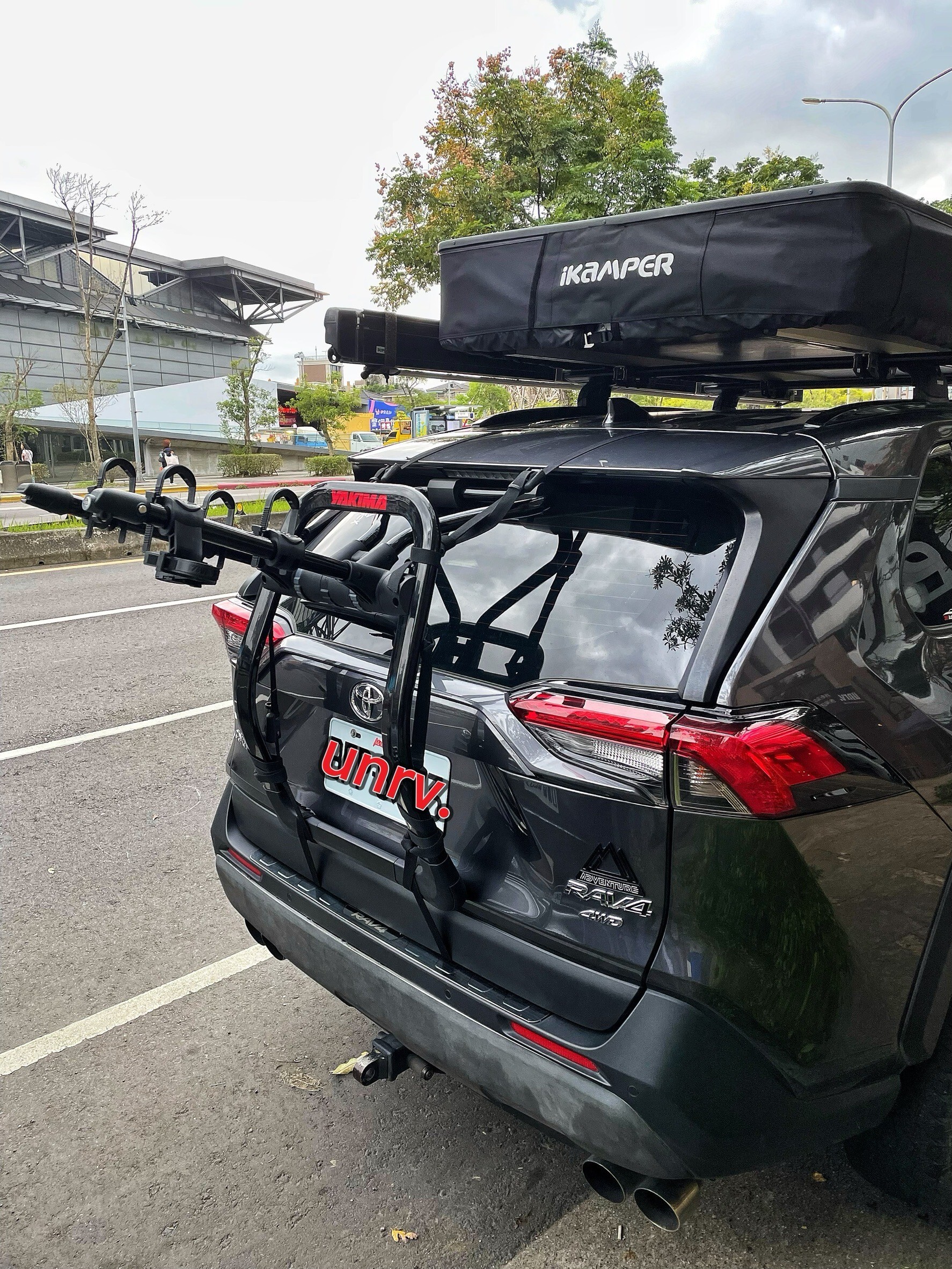 FullBack 2/3 後背自行車單車架 Toyota RAV4 後背式攜車架(公路車)