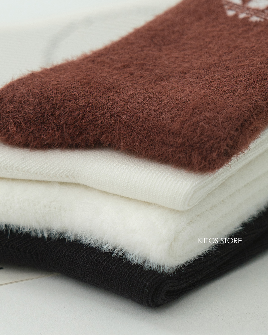 韓國代購 Adidas 2025FW 秋冬新款 Fluffy Crew Sock 2 Pairs 毛毛 毛絨襪 絨毛 Logo 兩雙一組 JX5217  JX5218