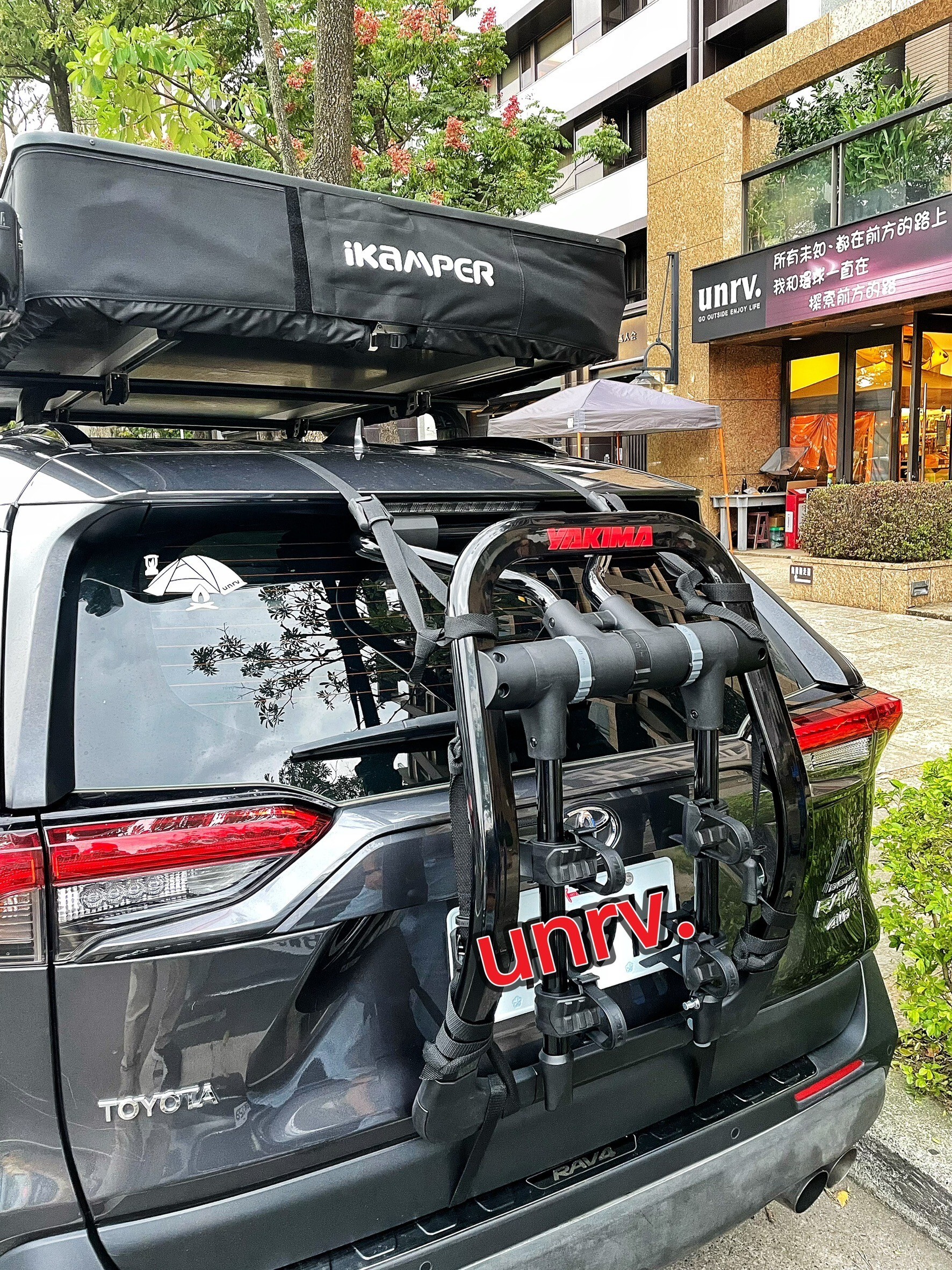 FullBack 2/3 後背自行車單車架 Toyota RAV4 後背式攜車架(公路車)