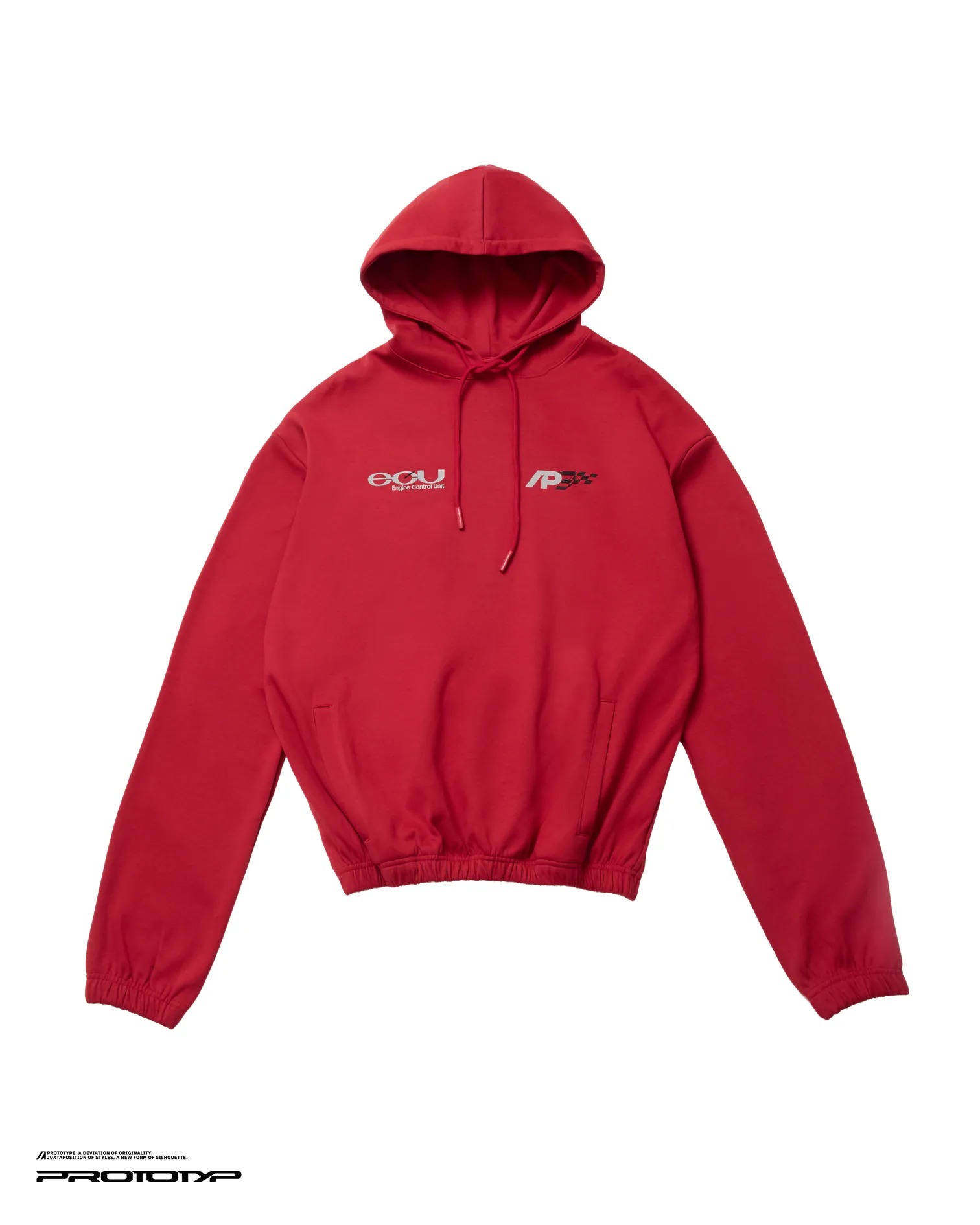 PROTOTYP｜PTP-25A-TH-001 - ACCELERATION ECU Hoodie (Vermillion)