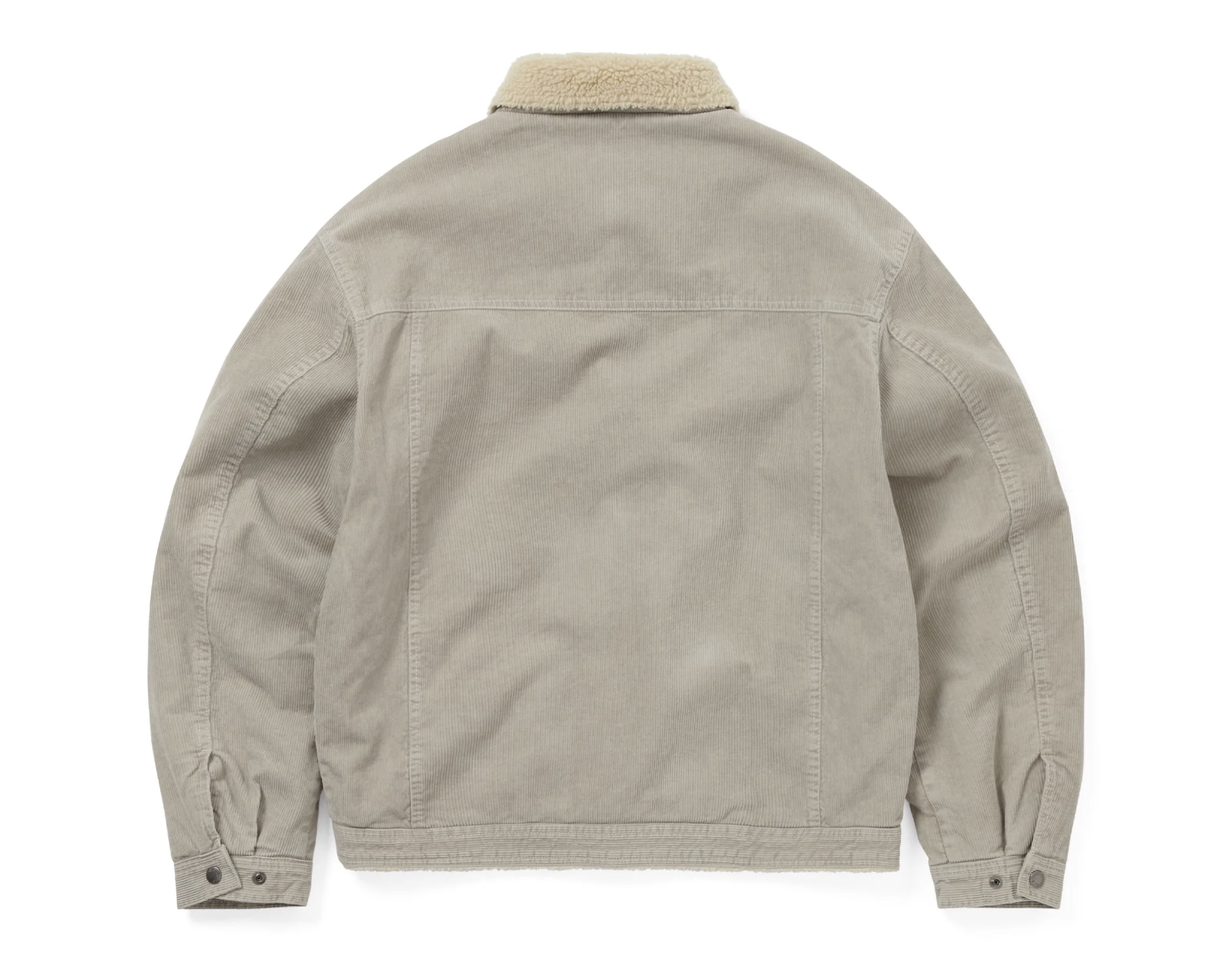 Thisisneverthat Sherpa Lined Corduroy Trucker Jacket- Stone