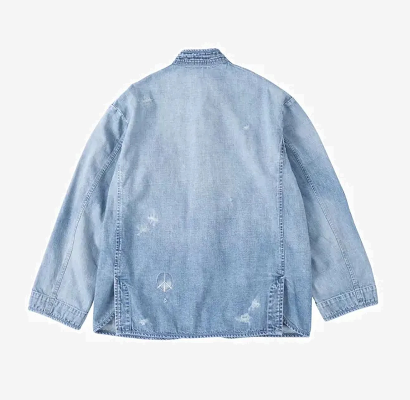 RE-STOCK: PORTER CLASSIC CANNERY ROW DENIM CHINESE JACKET - PRE ORDER ITEM (預訂中)