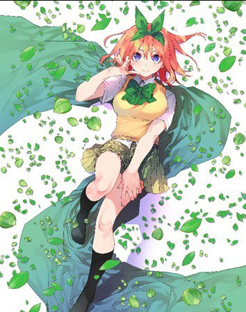 BUSHIROAD - The Quintessential Quintuplets Trading  Card Game Sleeve&Card Set - Yotsuba Nakano