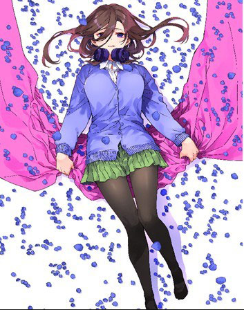 BUSHIROAD - The Quintessential Quintuplets Trading  Card Game Sleeve&Card Set - Miku Nakano