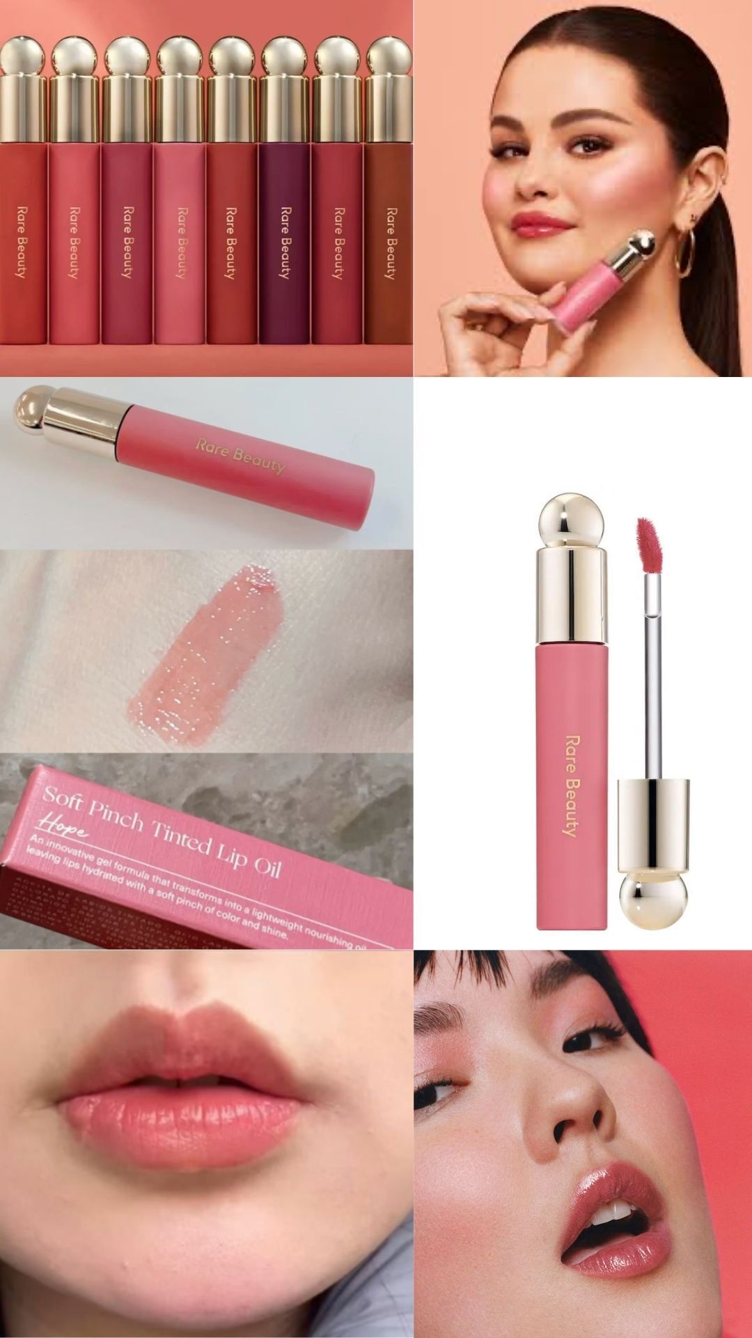 現 貨丨美國 Rare Beauty Soft Pinch Tinted Lip Oil 霧面滋潤唇油 1.37mL #Hope