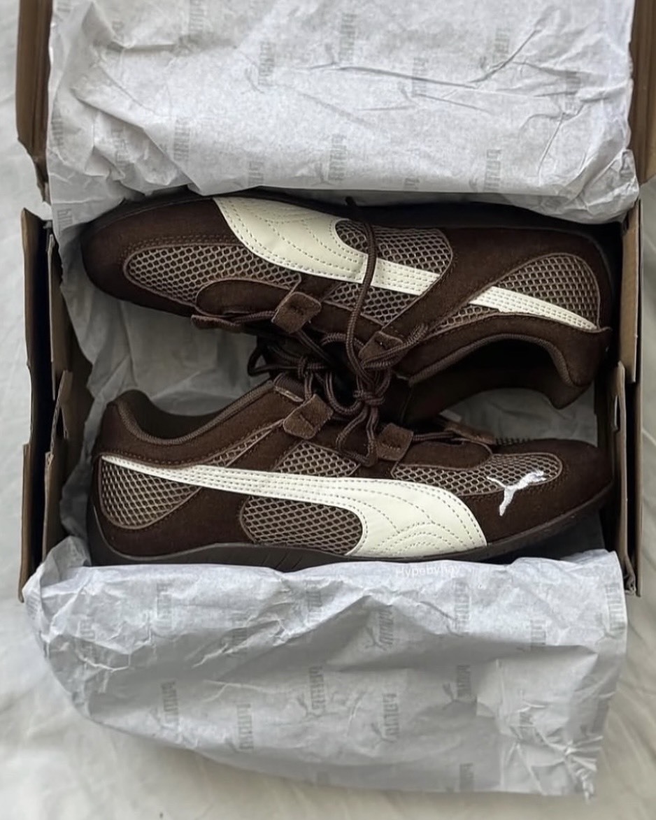 Puma Speedcat Go 網布 麂皮 賽車鞋 瑪莉珍鞋 巧克力棕