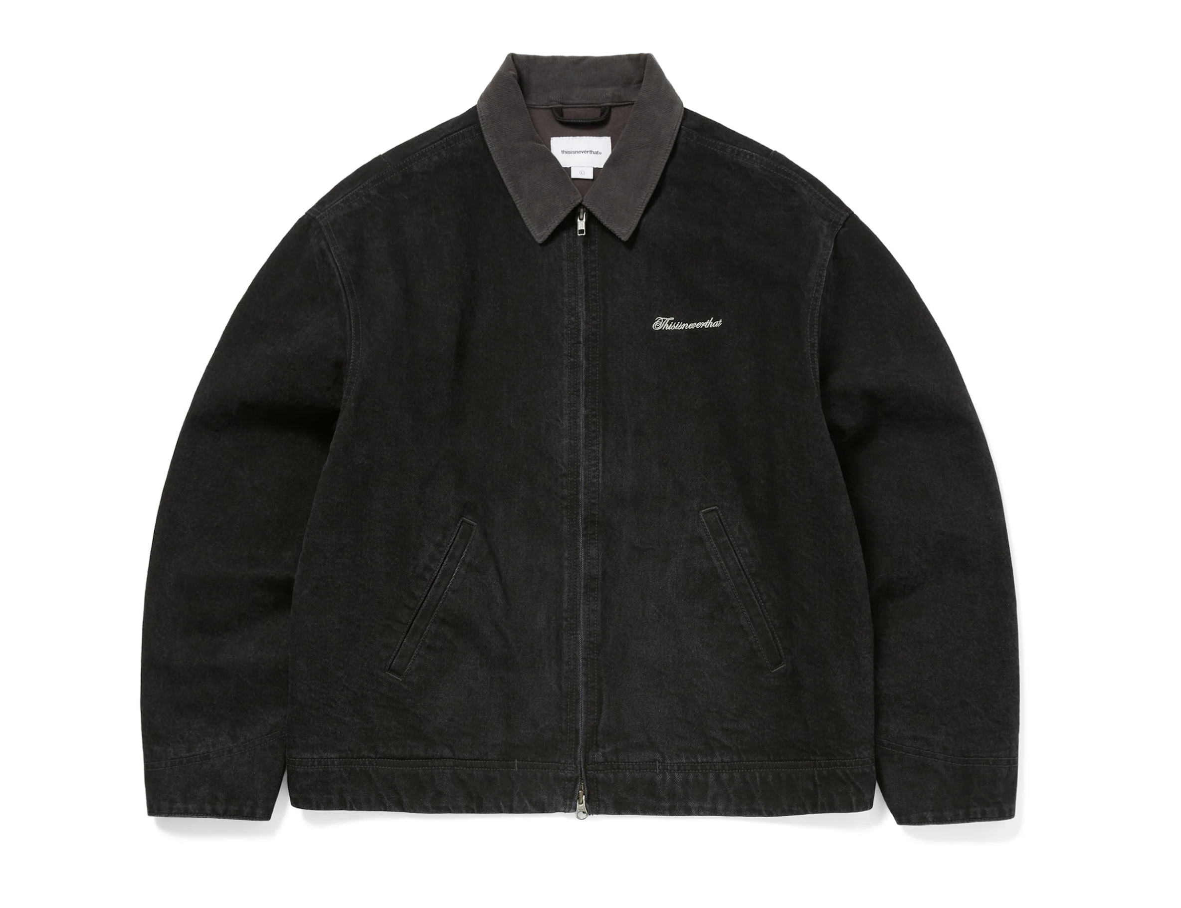 Thisisneverthat Denim Work Jacket- Black
