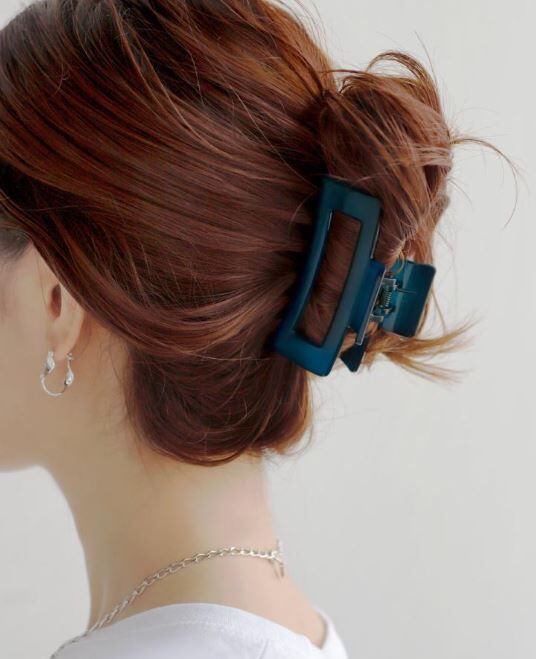 [連線優惠]ANEMONE 方形彩色髮夾