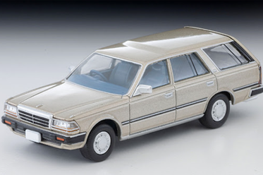 TOMYTEC LV-N244b 1991 Nissan Gloria Wagon GL (Yellowish Silver)