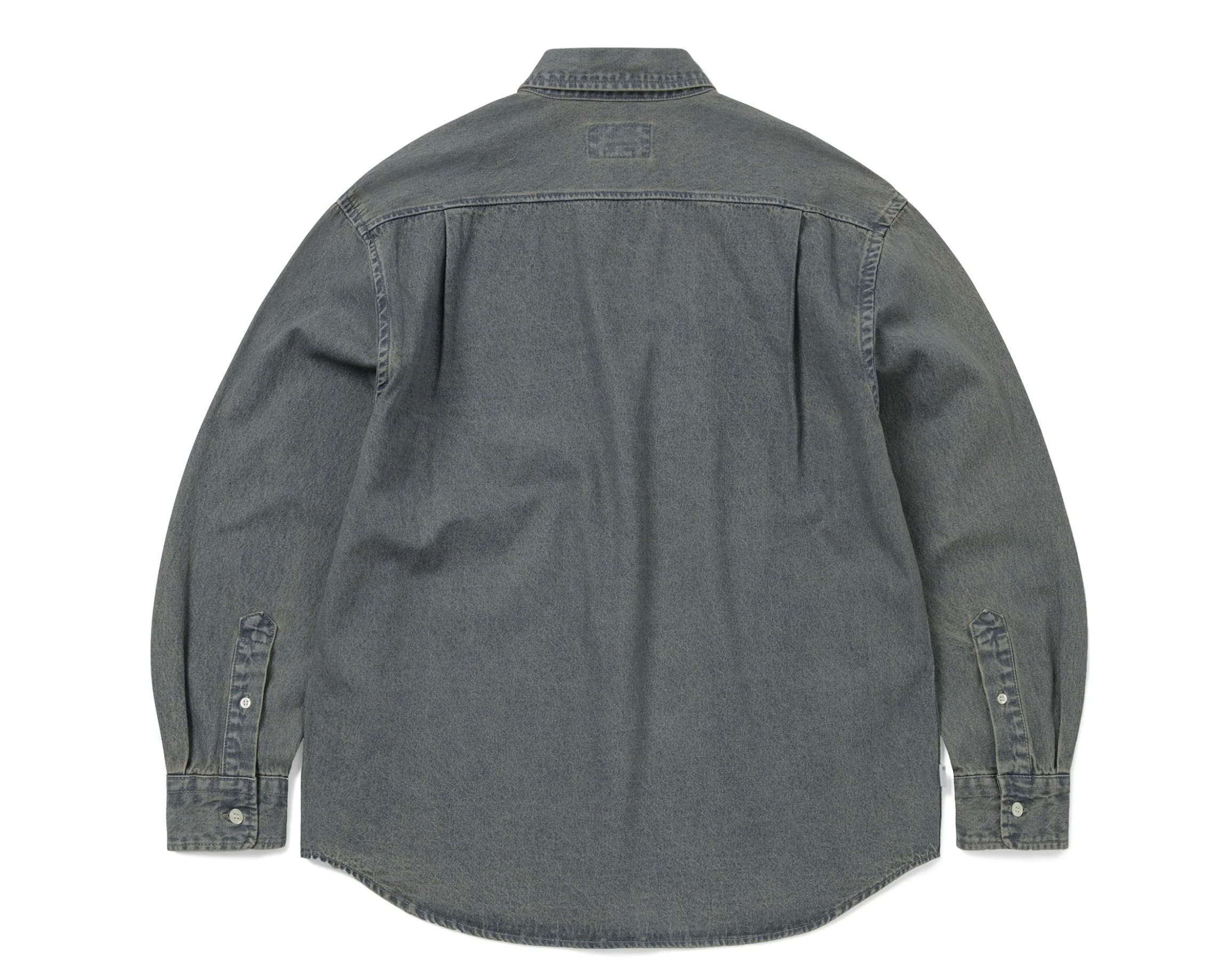 Thisisneverthat Washed Denim Shirt- Blue