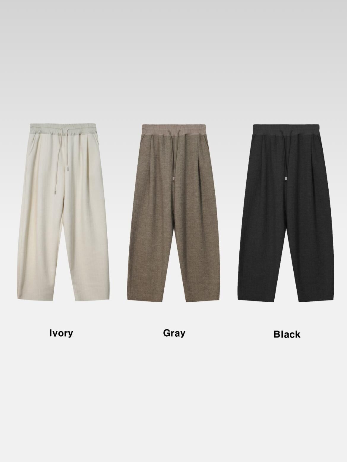 淨色鬆身褲 D.B.Y.M-076P