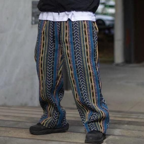 民族花鬆身褲 TAC-0298P