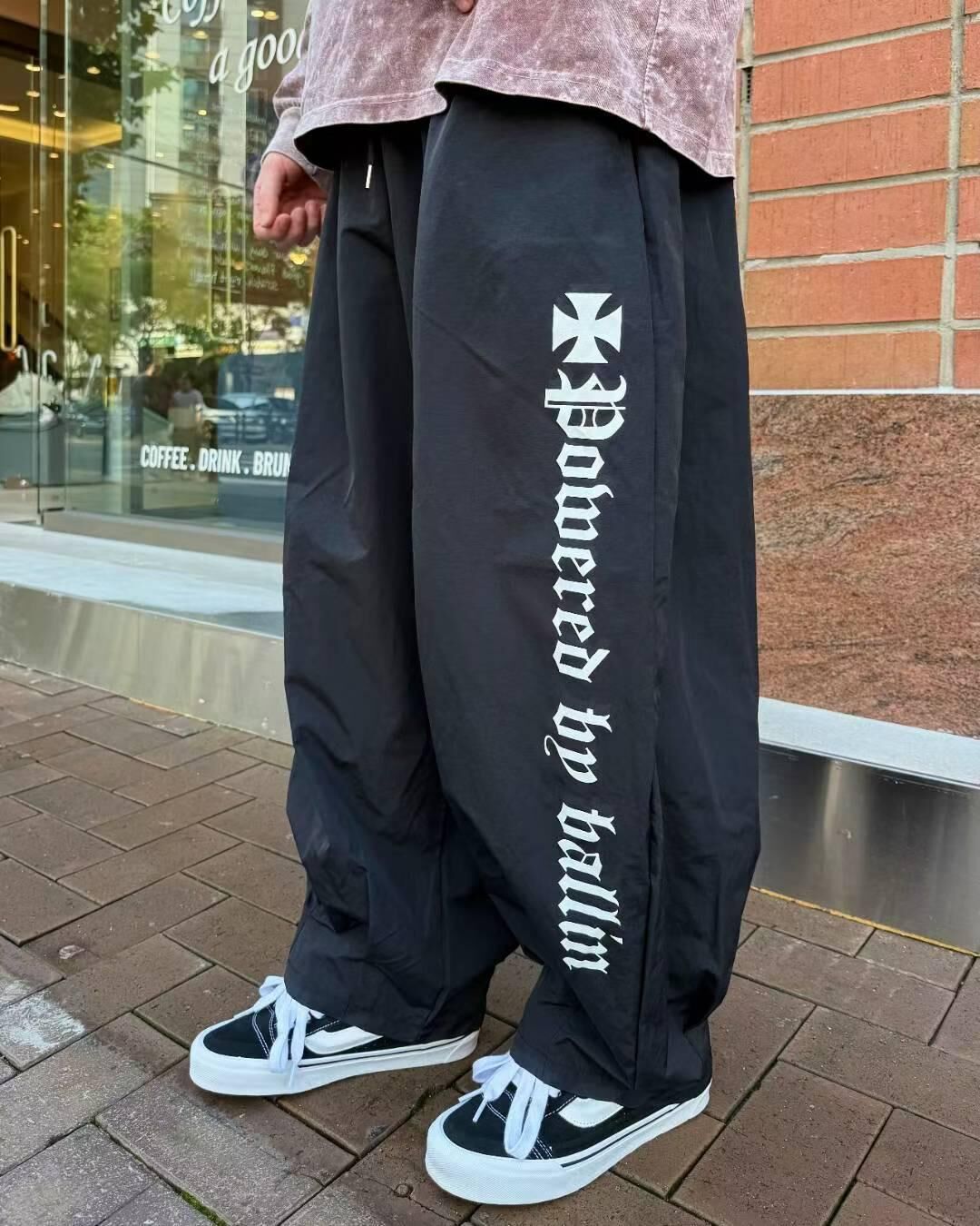 英文字鬆身褲 BALLIN-002P