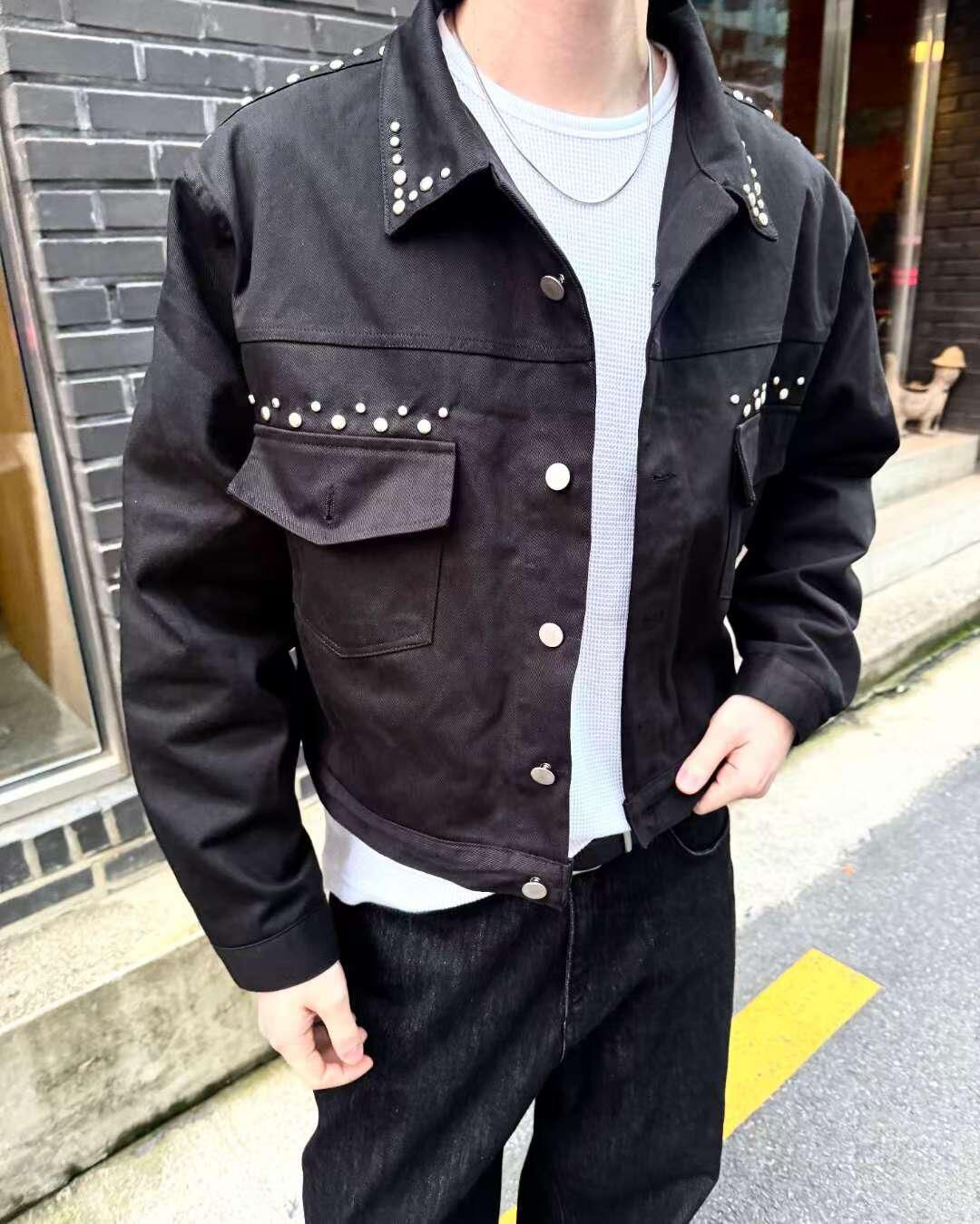 鍋釘反領開胸外套 BALLIN-004JK