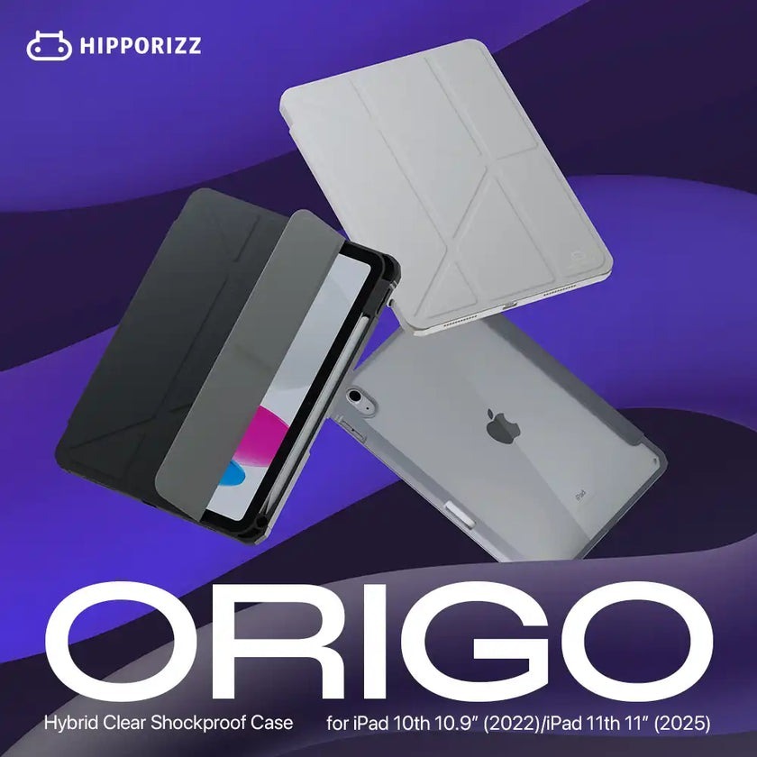 HIPPORIZZ｜Origo 晶透筆槽防摔殼 iPad 11/10.9 吋 (11/10代)