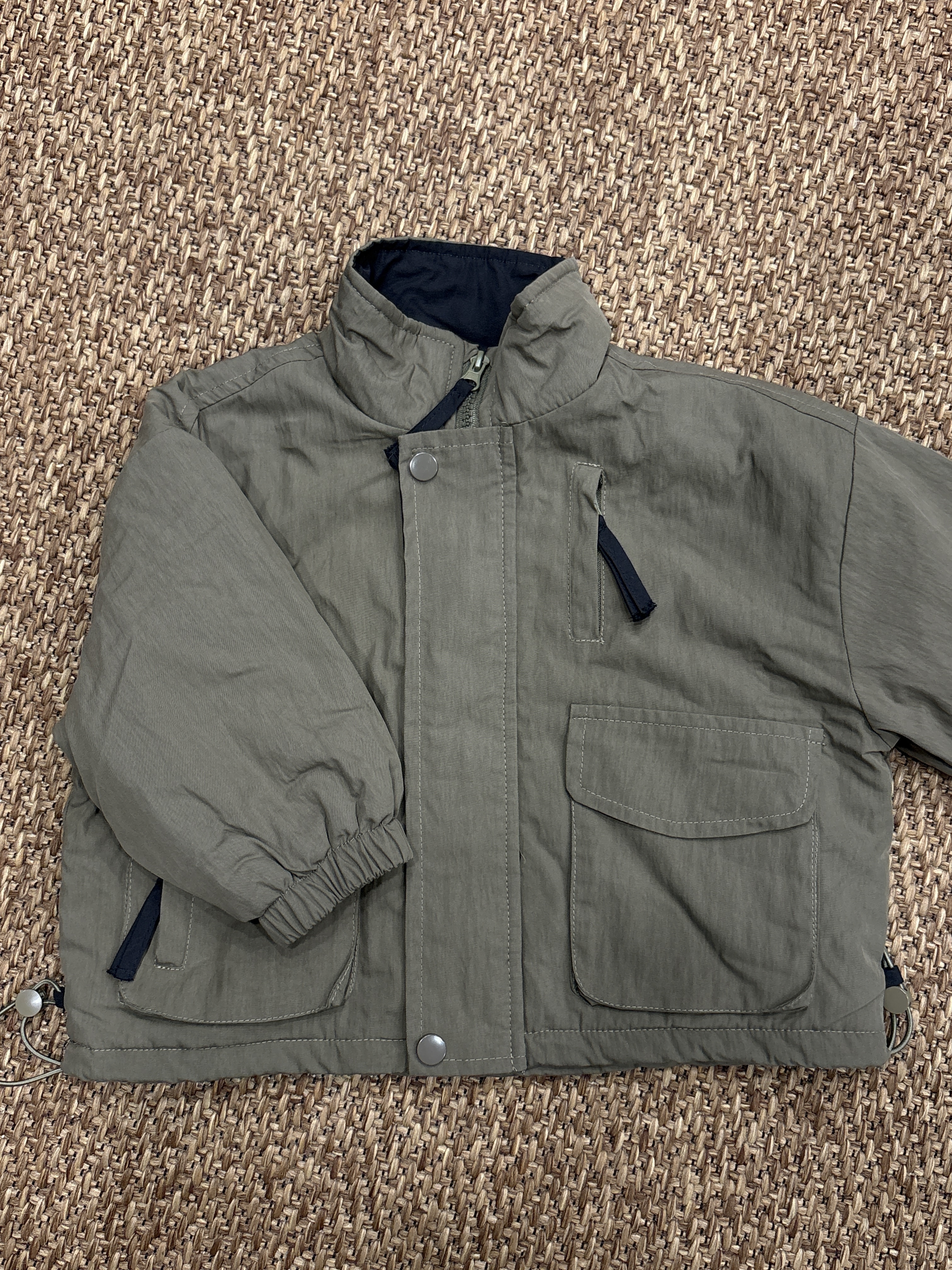 A03435 立體口袋鋪棉外套