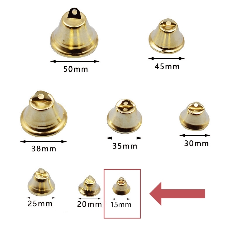 【台灣現貨速發】喇叭型鈴鐺 鈴鐺 直徑1.5cm｜一包20顆 30元