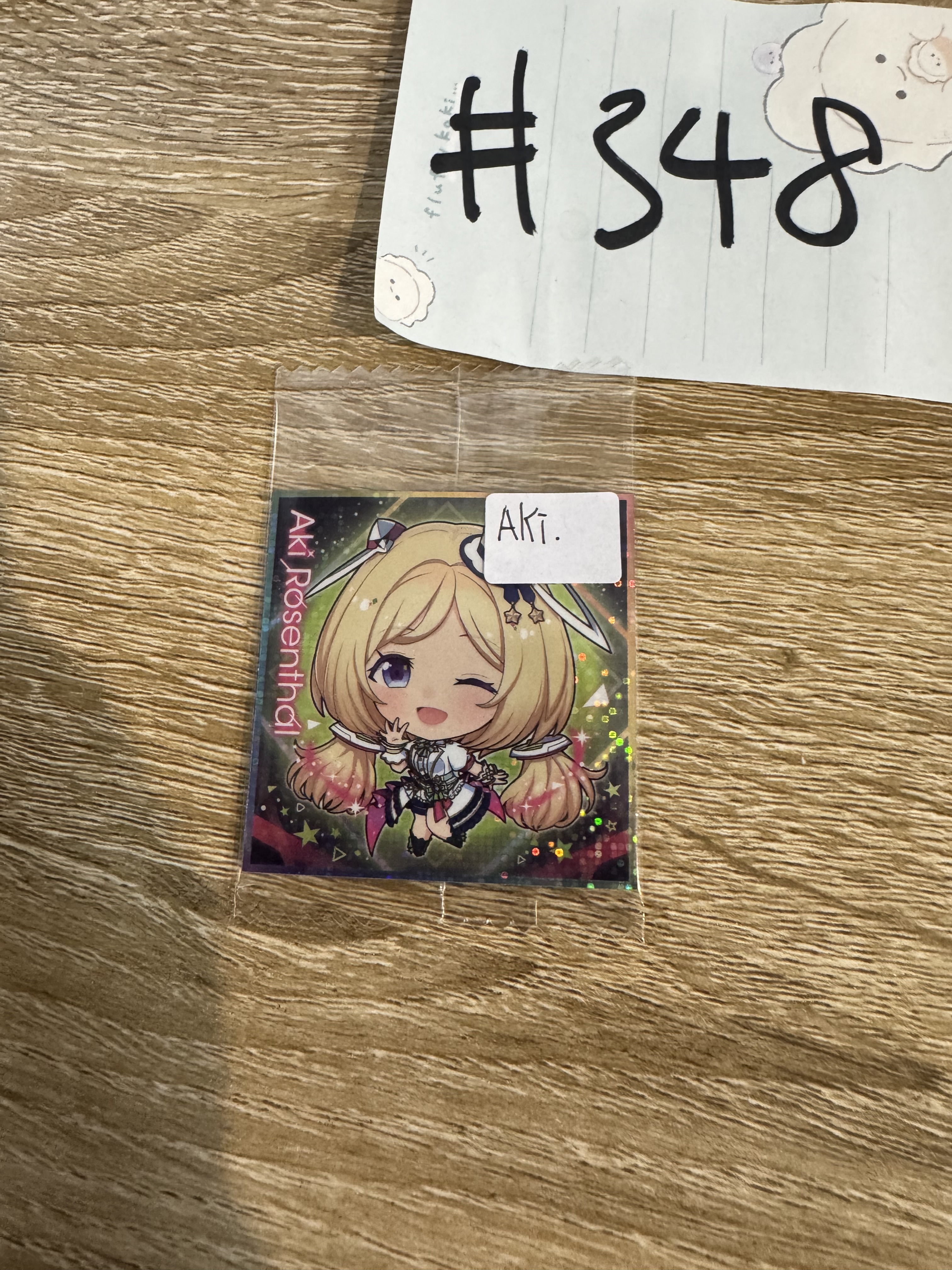 Hololive  AKI 貼紙#348