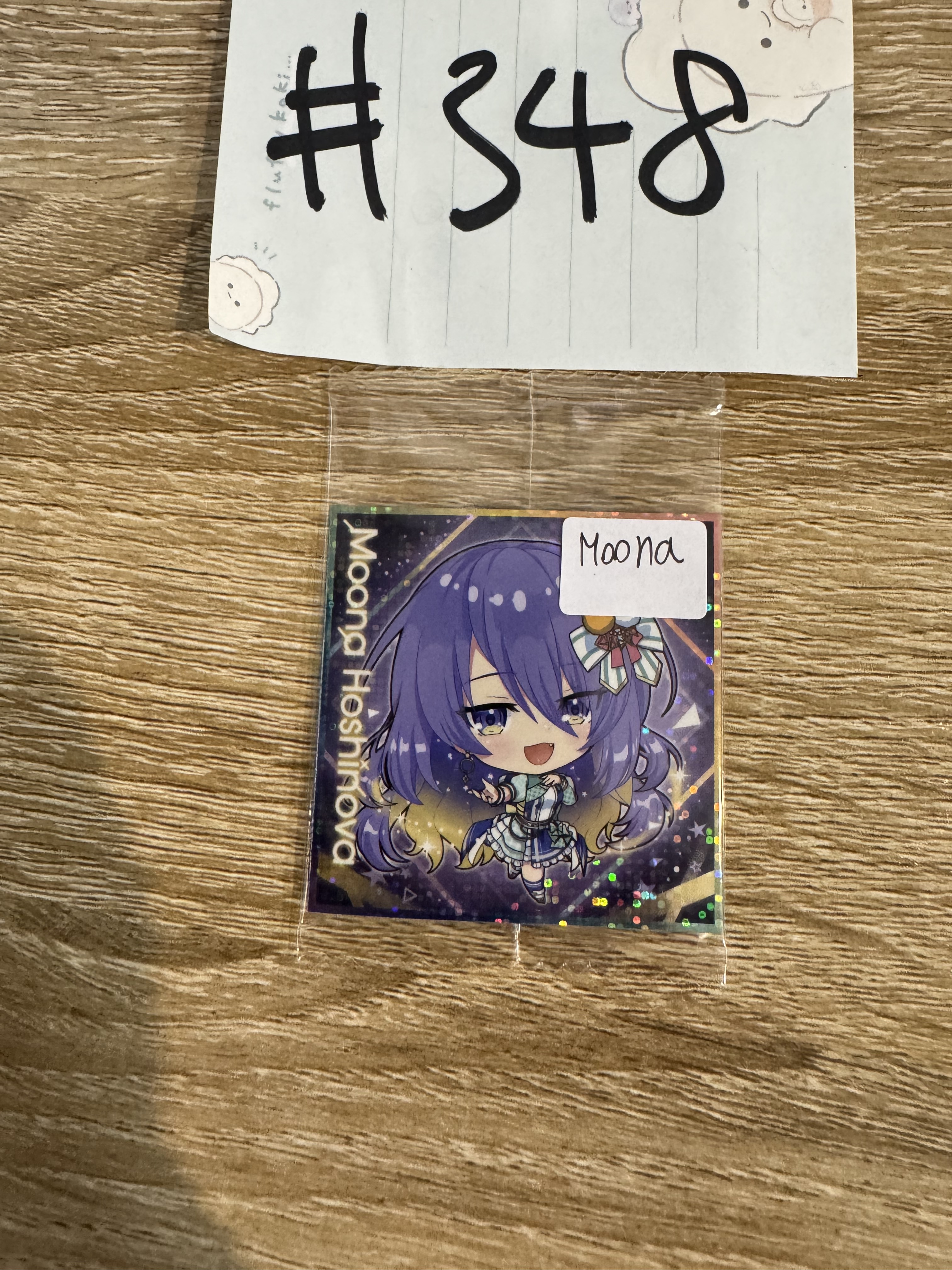 Hololive  MOONA 貼紙#348