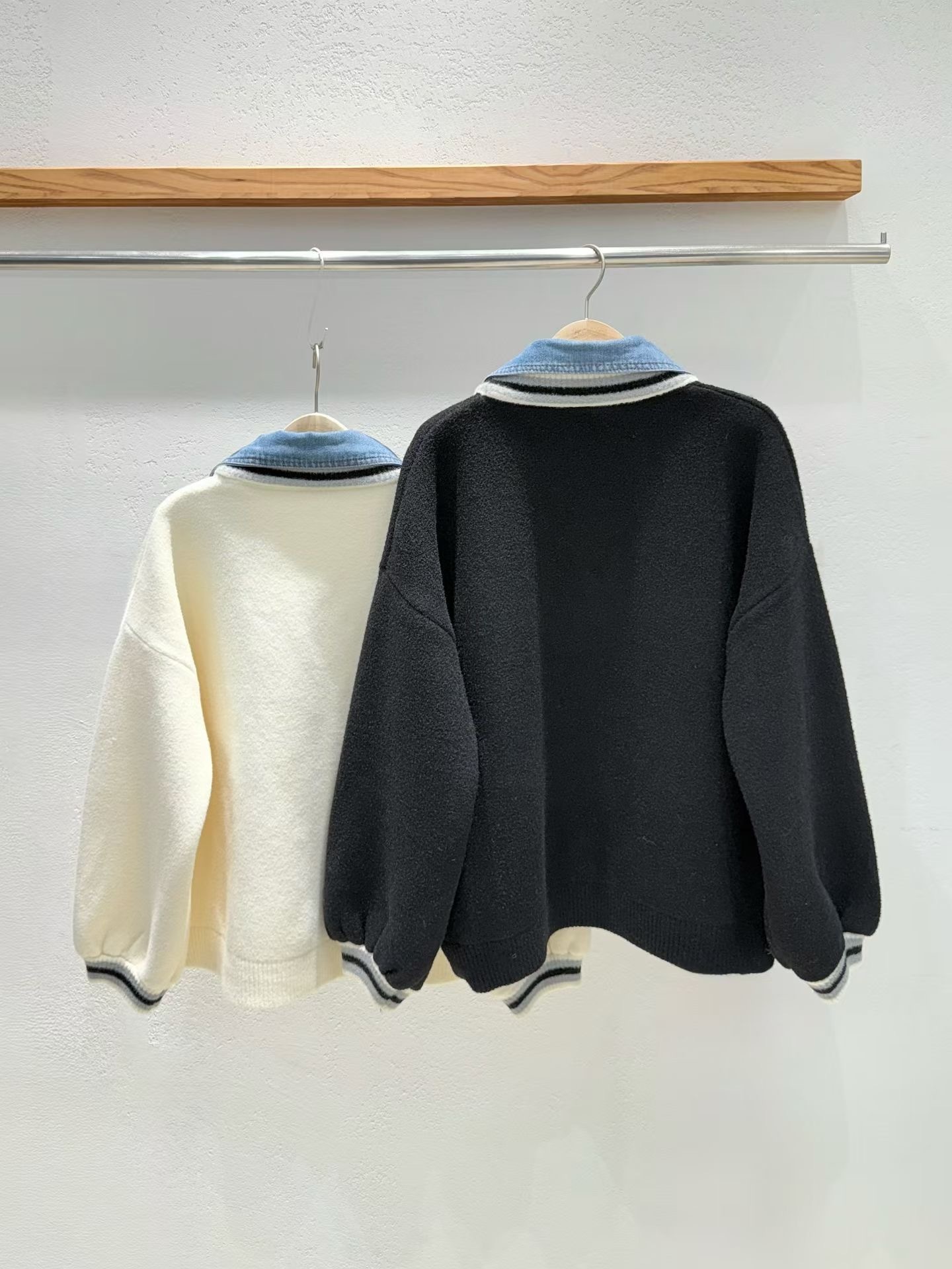 韓國 -牛仔拼冷2IN1