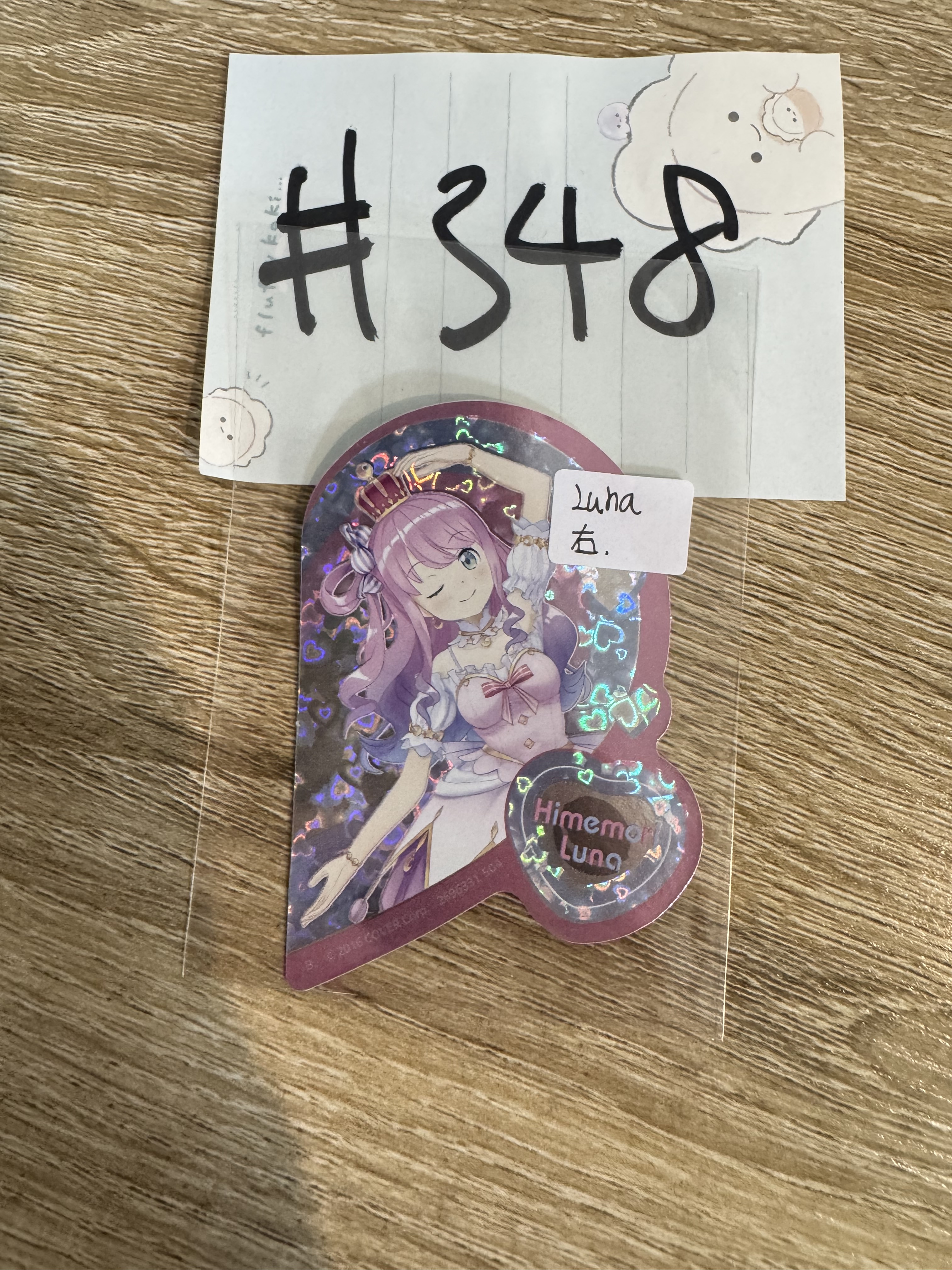 Hololive LUNA 貼紙 右#348