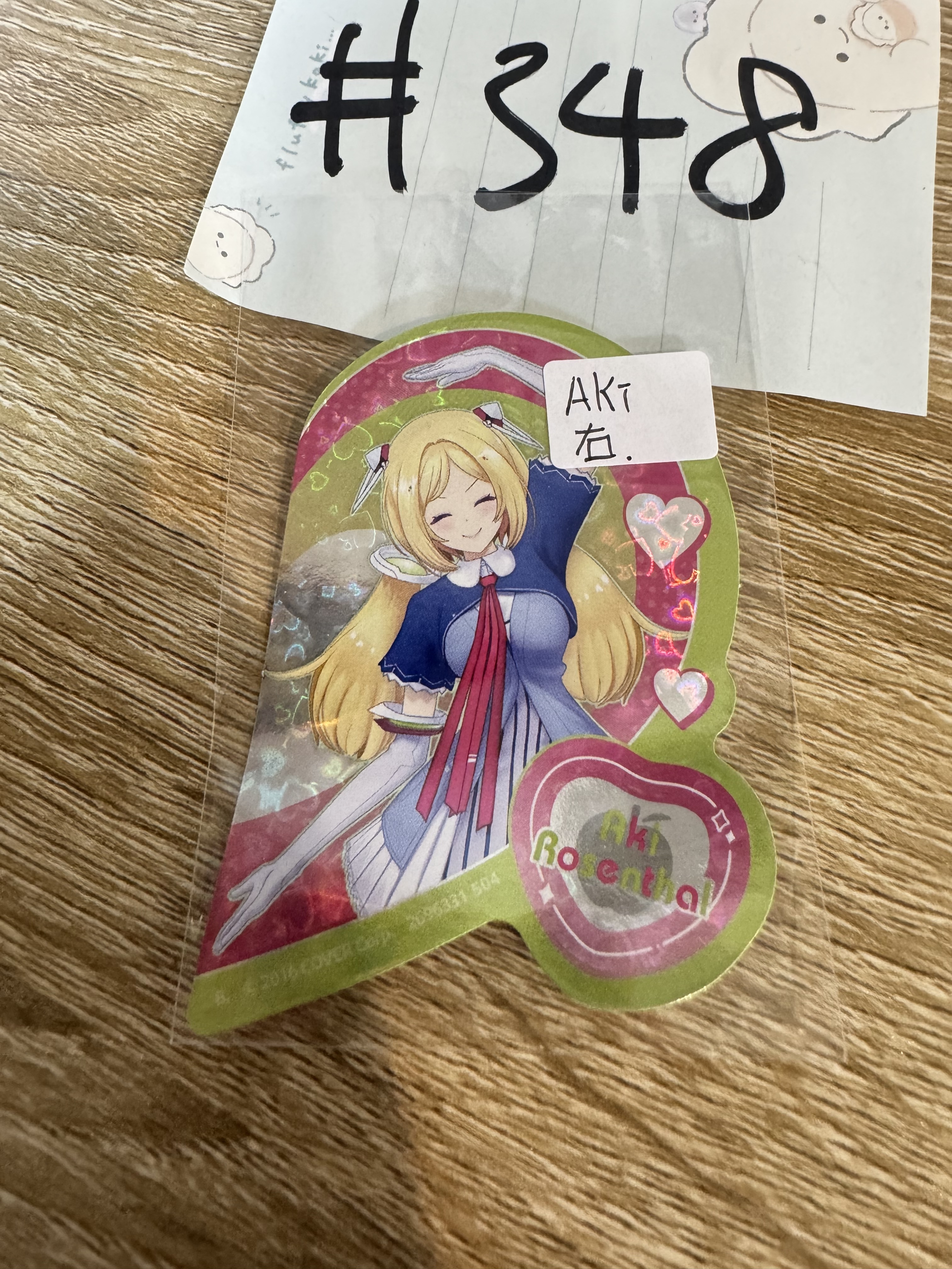 Hololive AKI 貼紙 右#348
