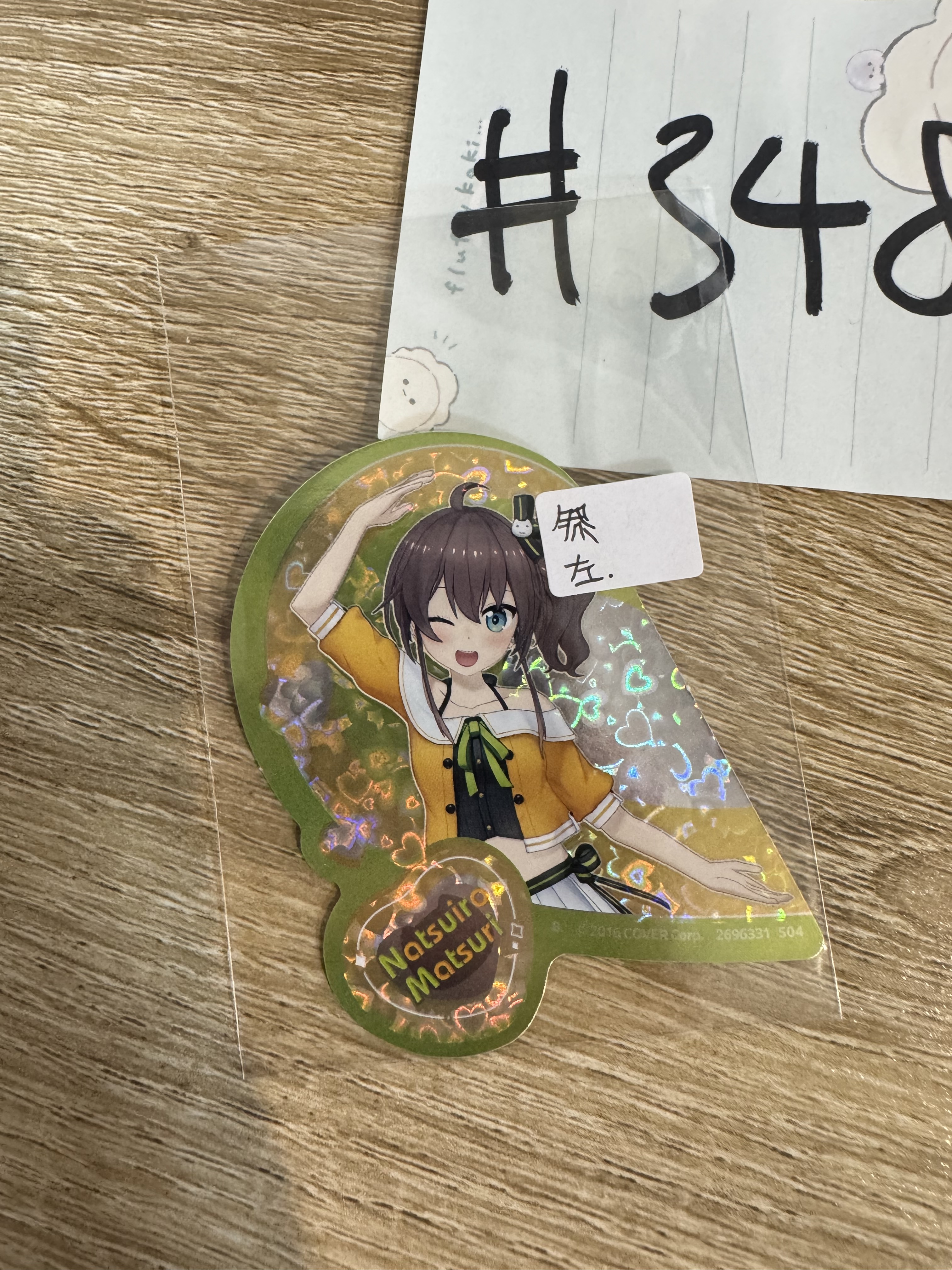 Hololive 祭 貼紙 左#348