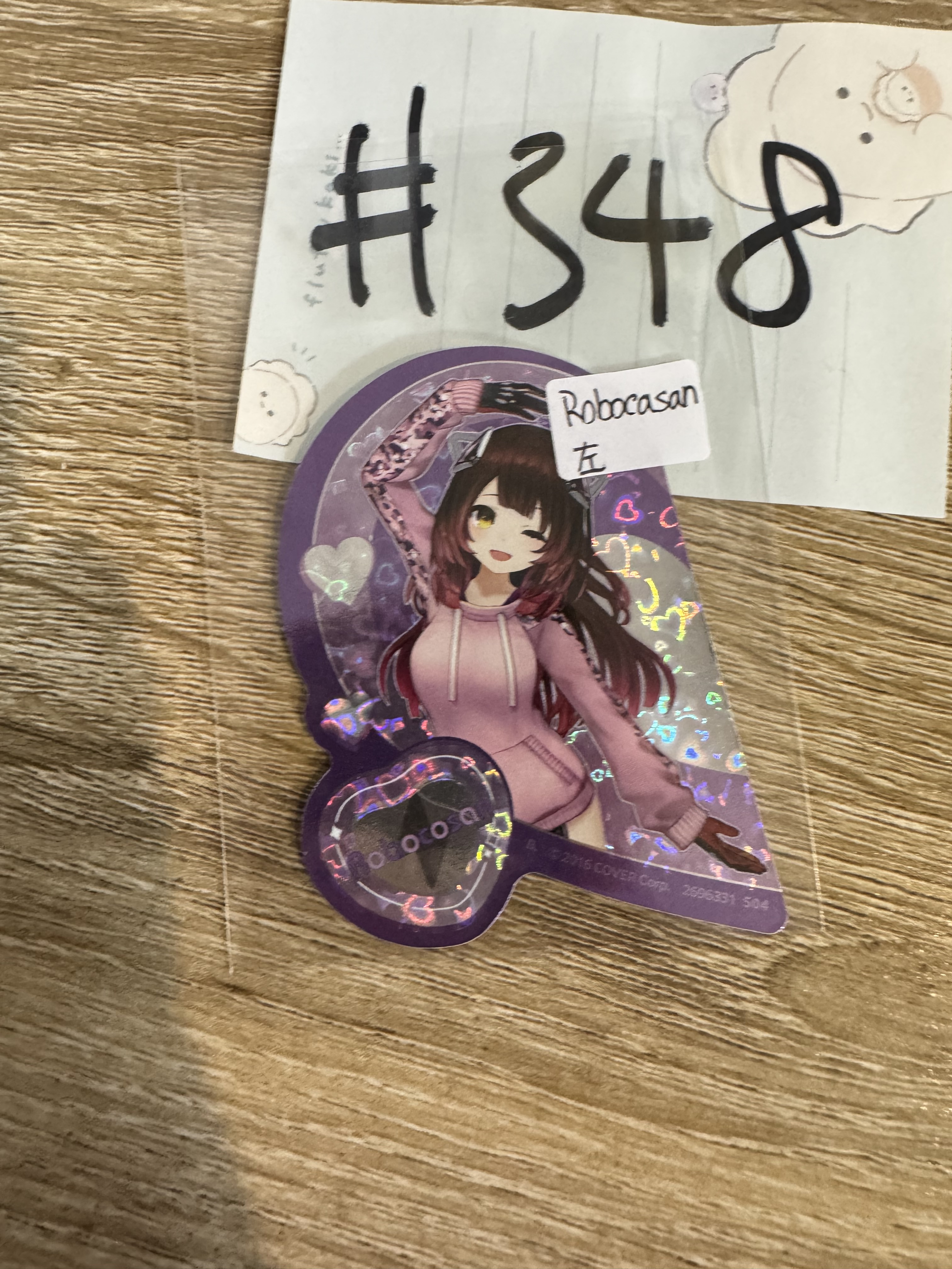 Hololive ROBOCASAN 貼紙 左#348