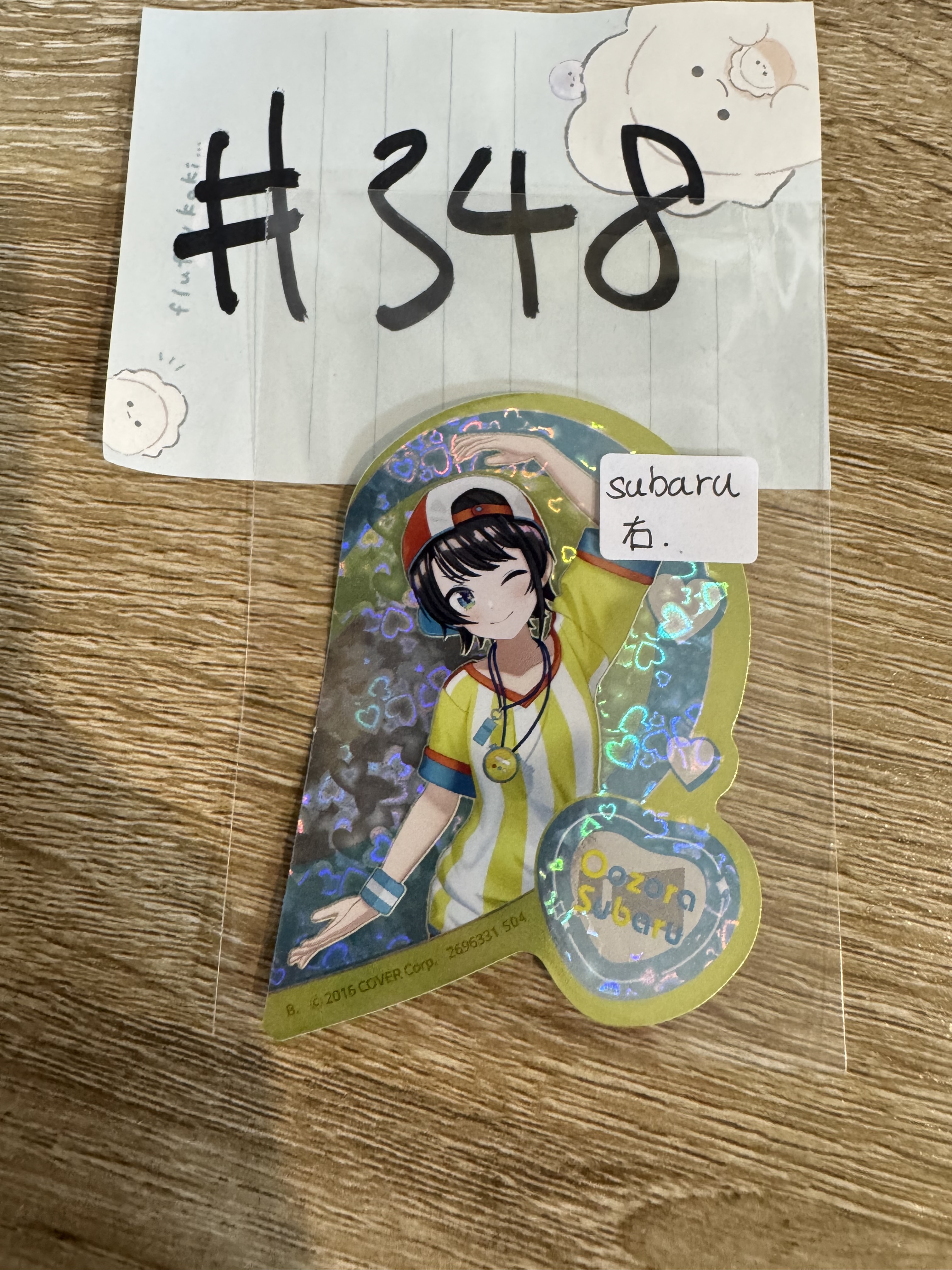 Hololive SUBARU 貼紙 右#348