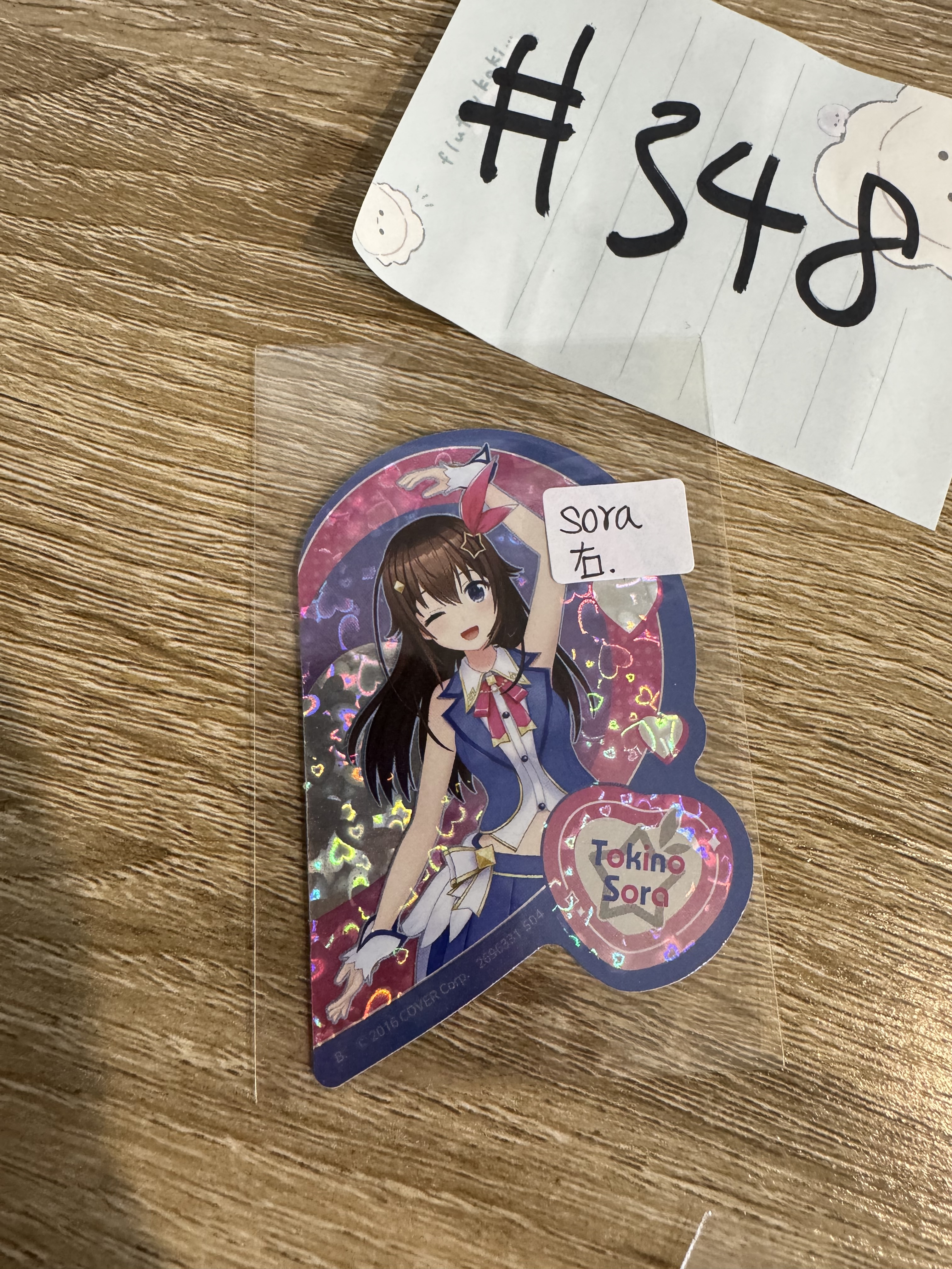 Hololive SORA 貼紙 右#348