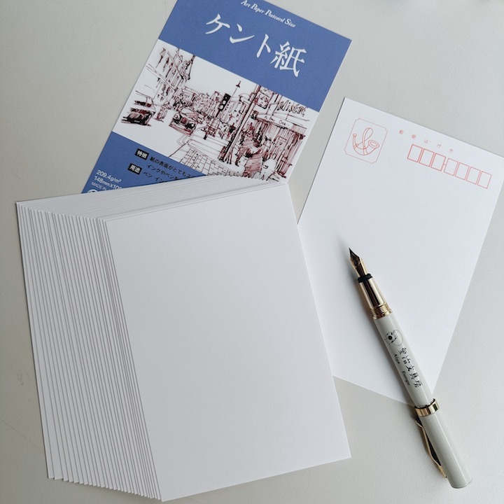 製圖明信片 30枚 空白明信片 適合墨水與鋼筆｜日本maruman
