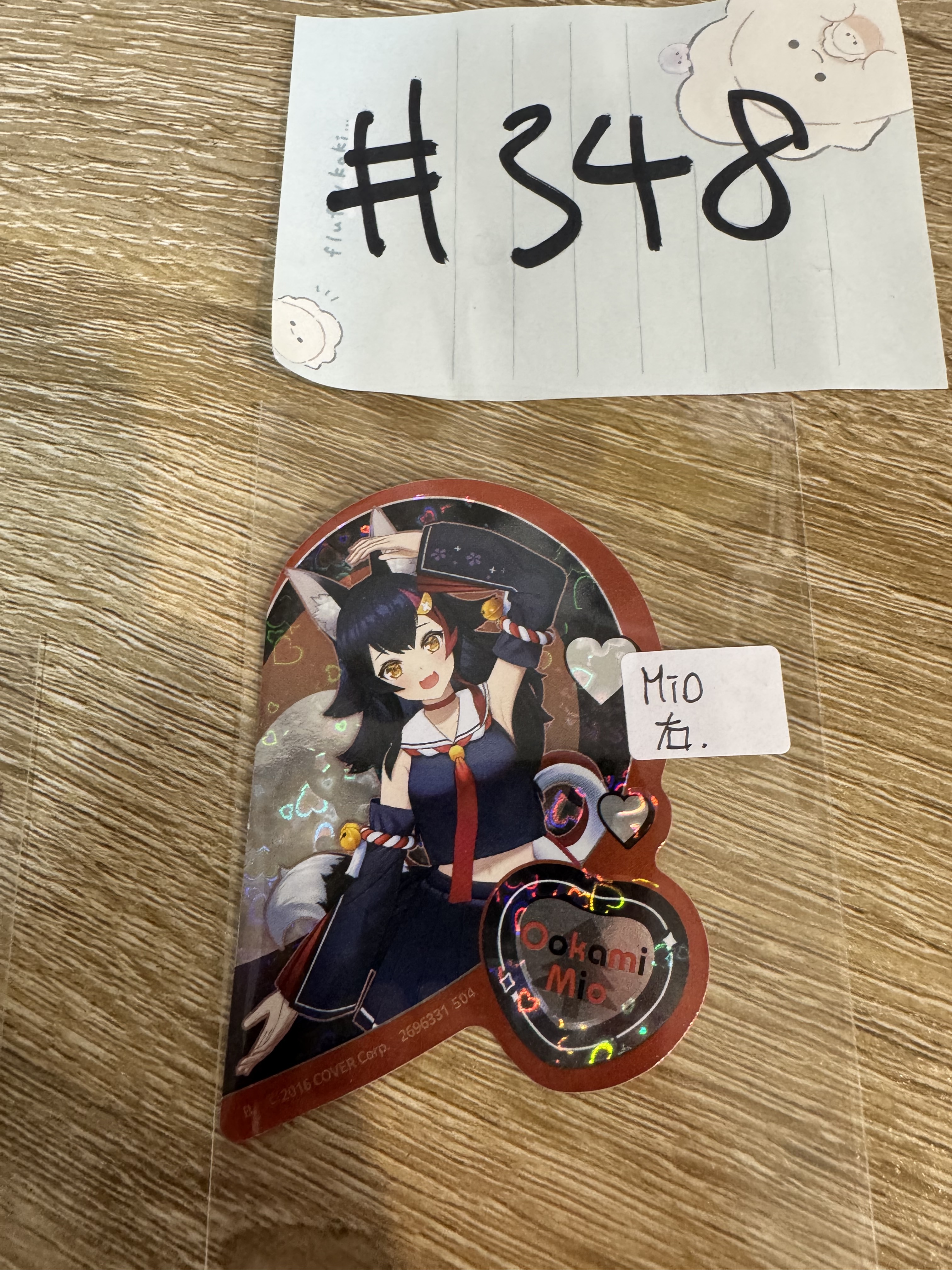 Hololive MIO 貼紙 右#348